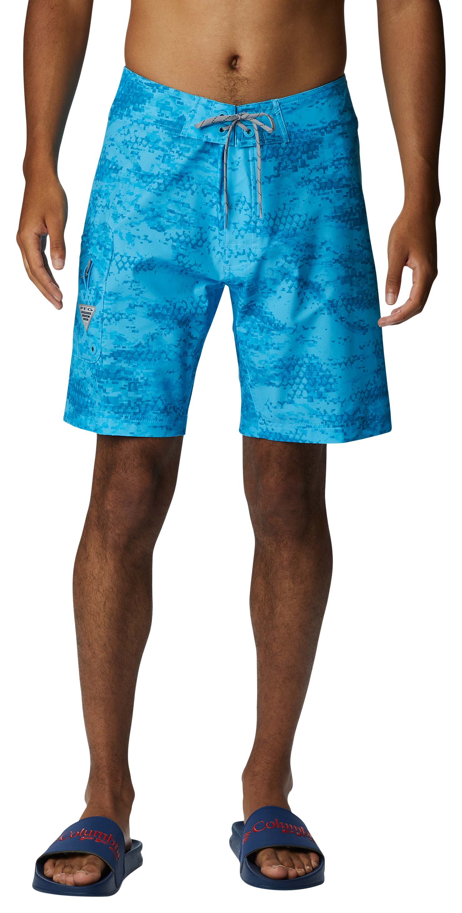 Columbia PFG Offshore II Board Shorts for Men - Riptide PFG Camo - 40