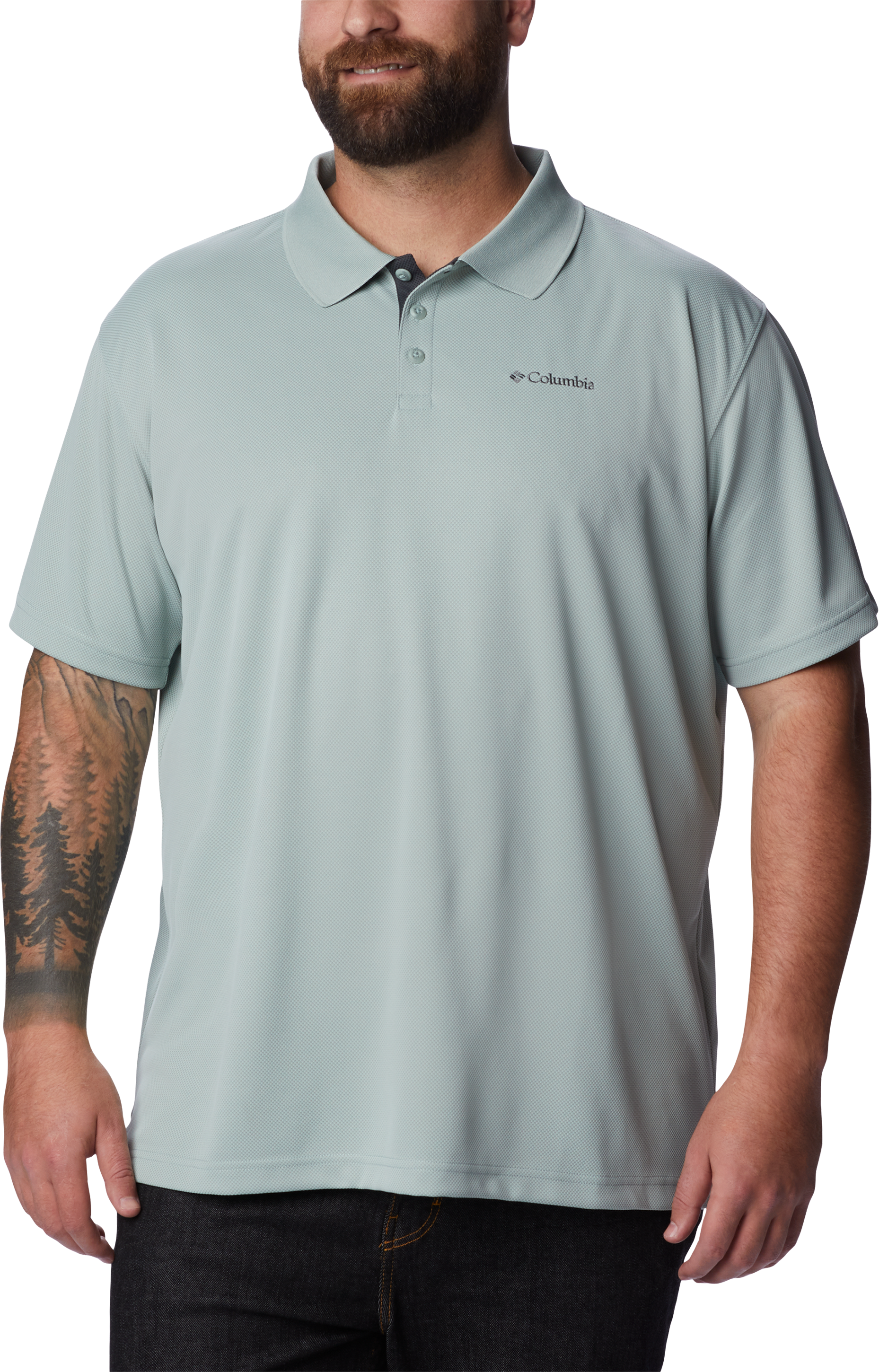 Columbia Utilizer Short-Sleeve Polo for Men - Niagara - 3XL