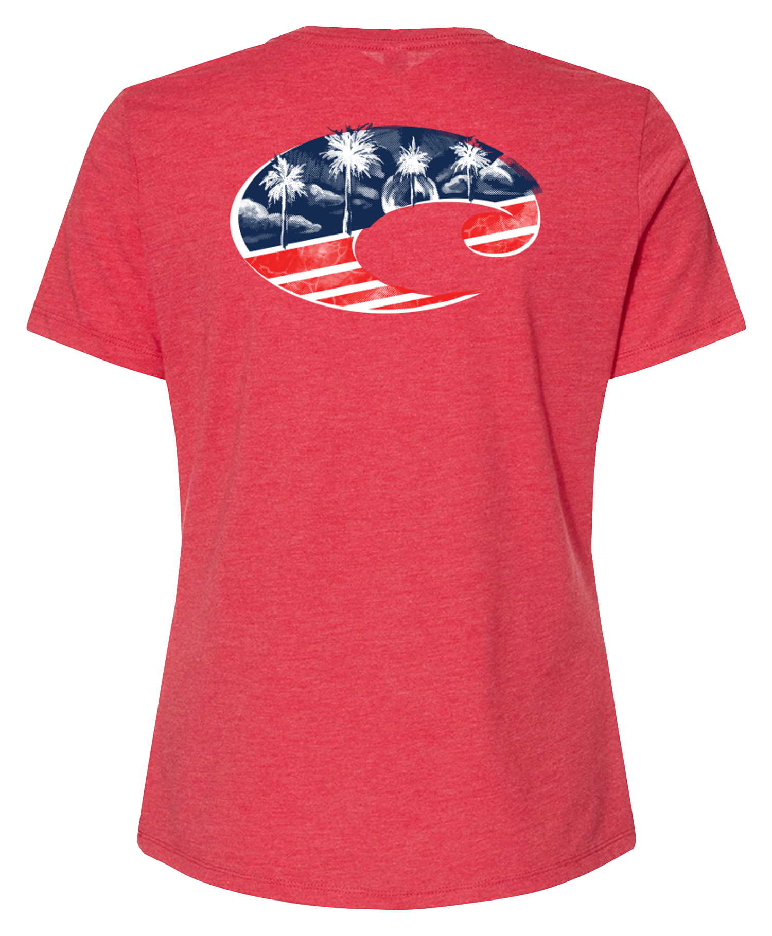 COSTA DEL MAR United C Logo Short-Sleeve T-Shirt for Ladies