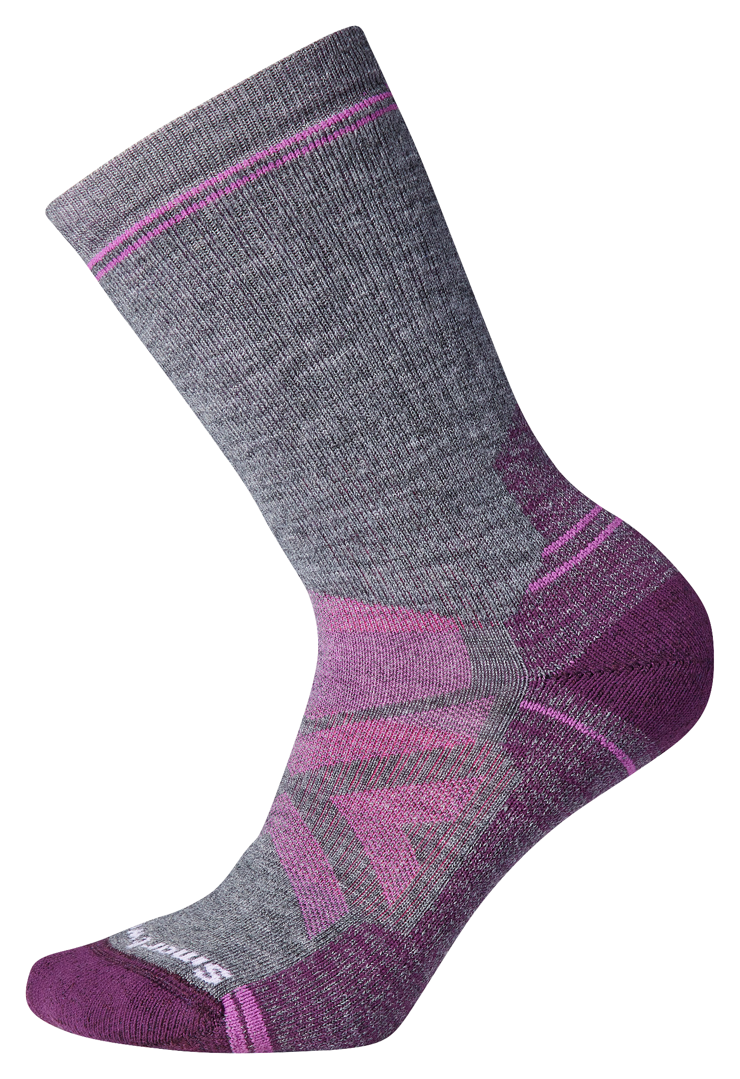 Image of Smartwool Hike Full-Cushion Crew Socks for Ladies - Medium Gray - S