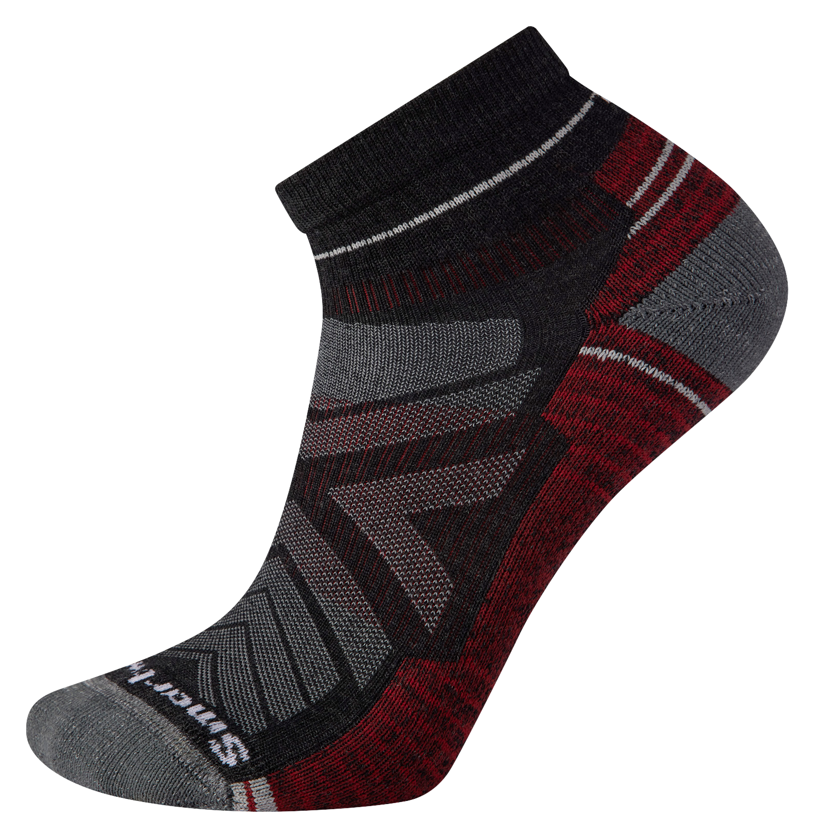 Image of Smartwool Hike Light Cushion Ankle Socks for Men - Charcoal - M