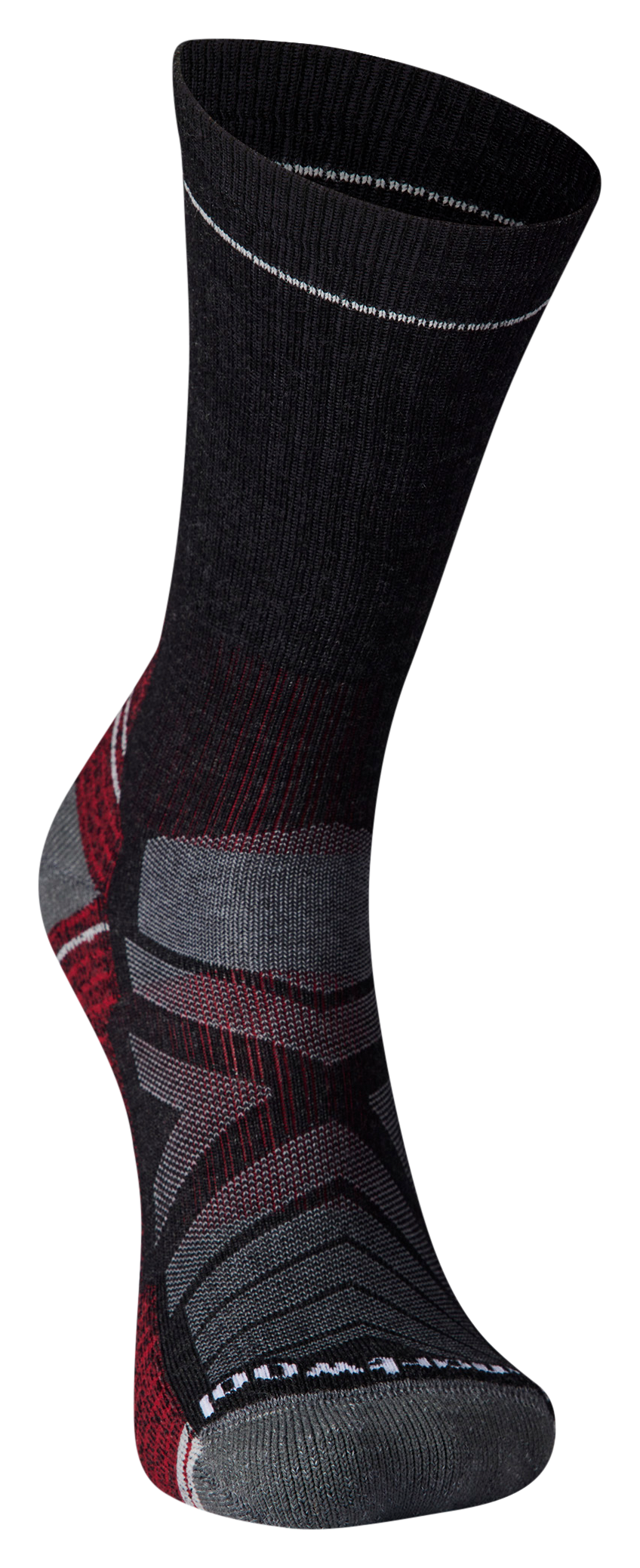 Image of Smartwool Hike Light-Cushion Crew Socks for Men - Charcoal - L