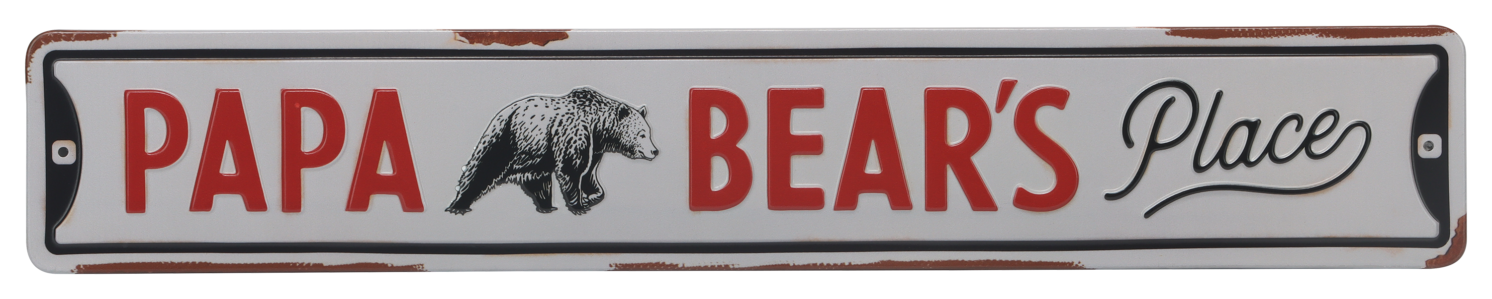 Image of Open Road Brands Papa Bear's Place Metal Sign