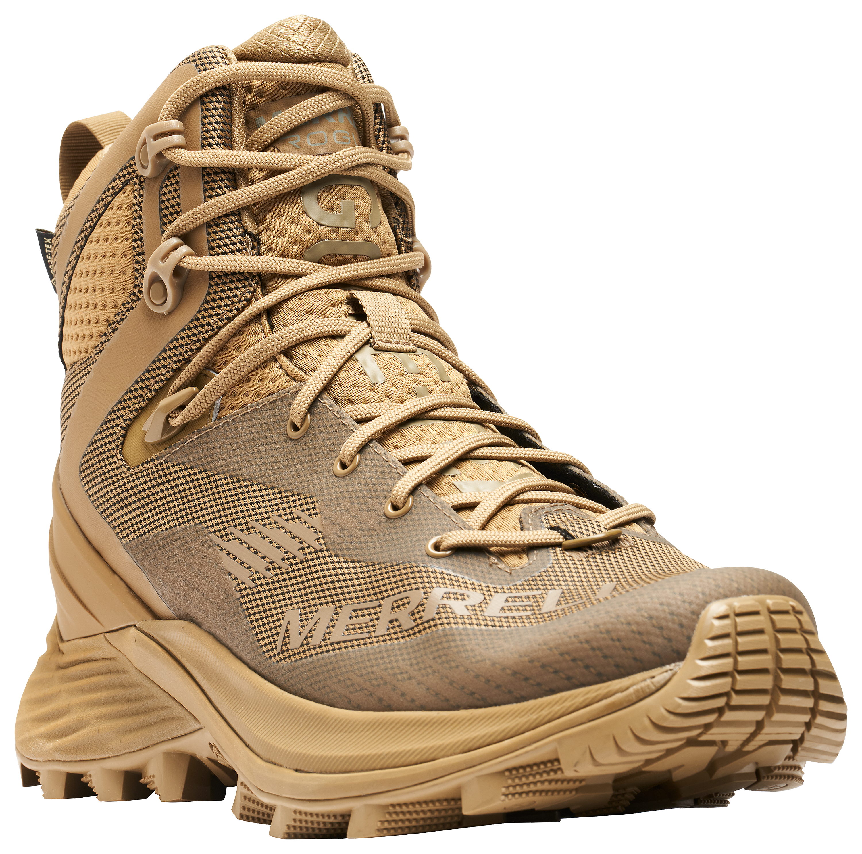 Image of Merrell Rogue Tactical GORE-TEX Duty Boots for Men - Coyote - 12M