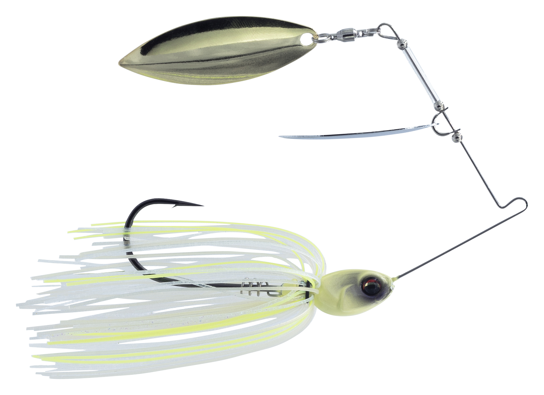 Image of 6th Sense Divine Spinnerbait - 3/4 oz. - Bone-Treuse Pearl