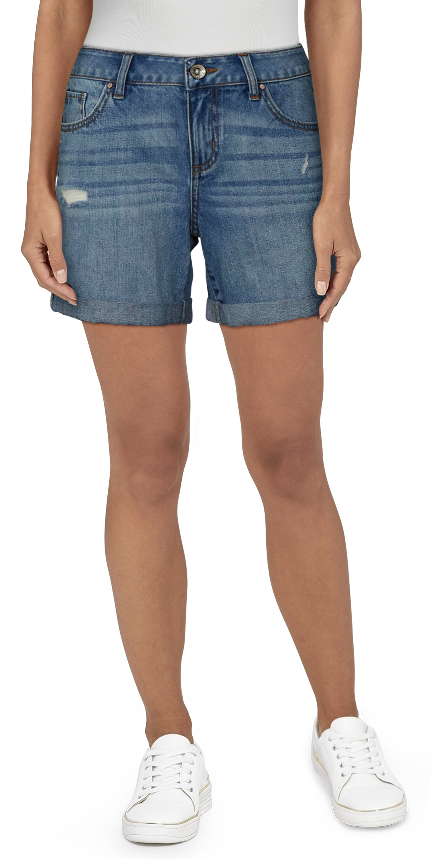 Natural Reflections Easy River Cuffed Shorts for Ladies