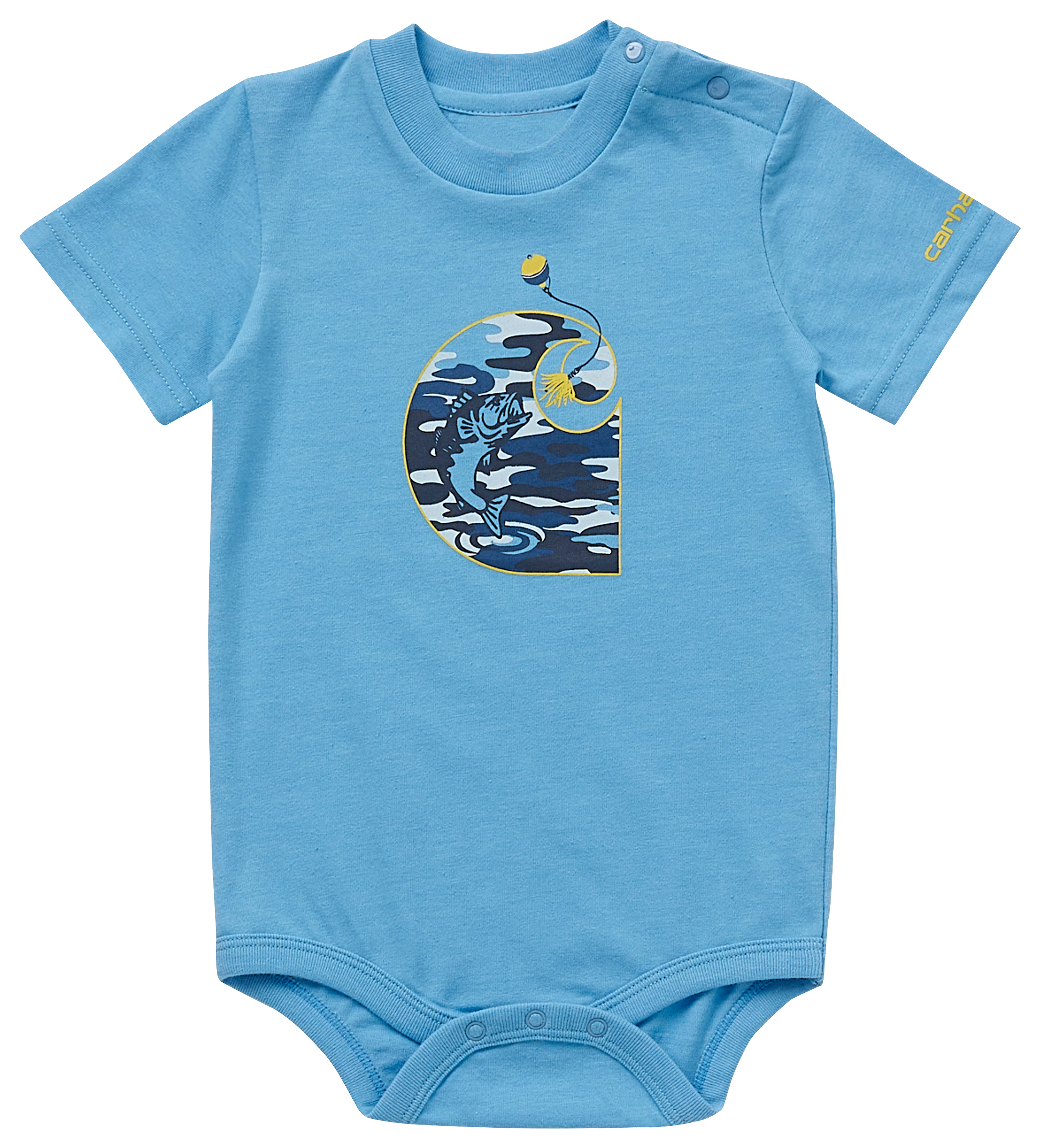 Carhartt Fishing Short-Sleeve Bodysuit for Babies