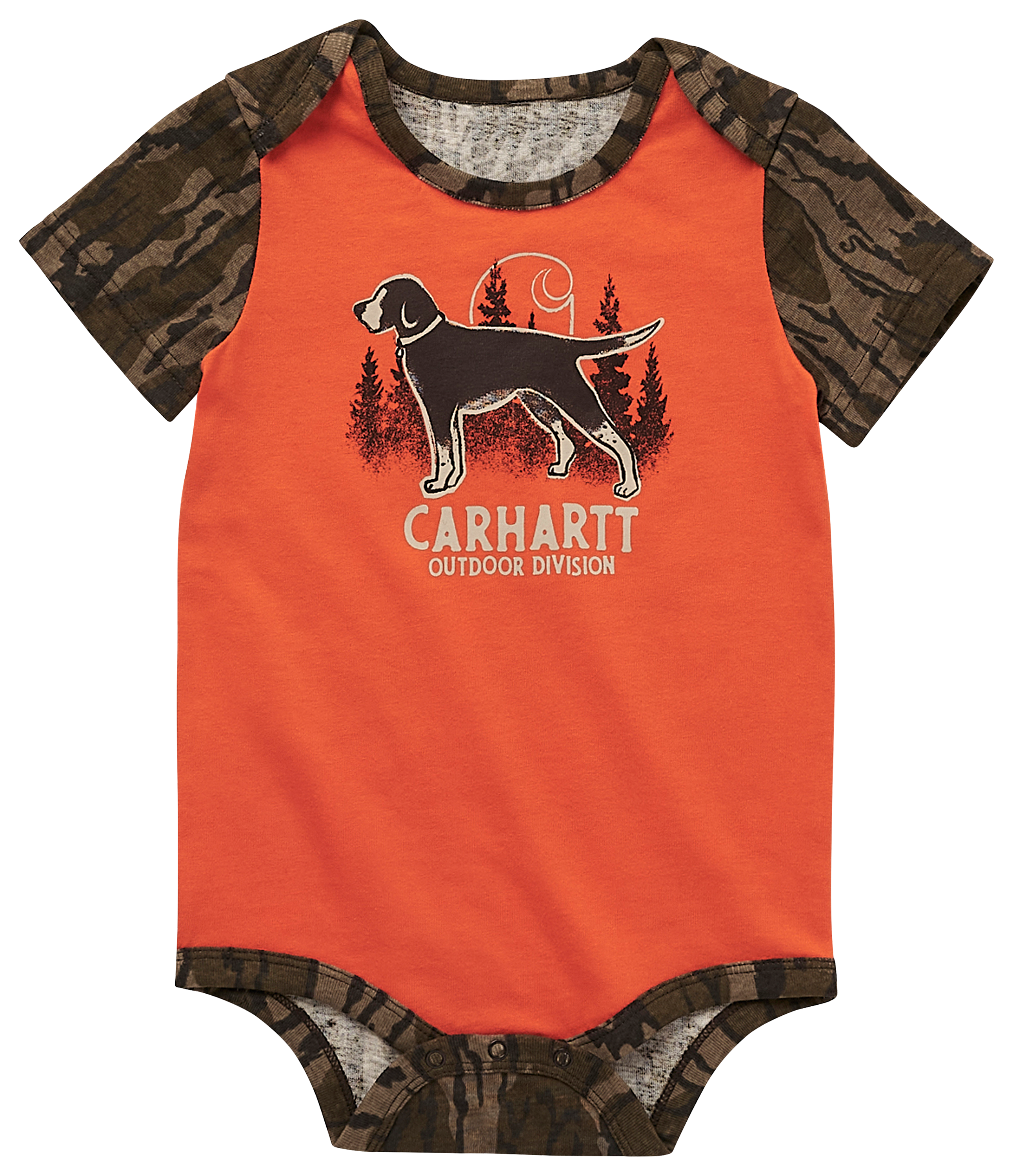 Carhartt Fishing Short-Sleeve Bodysuit for Babies