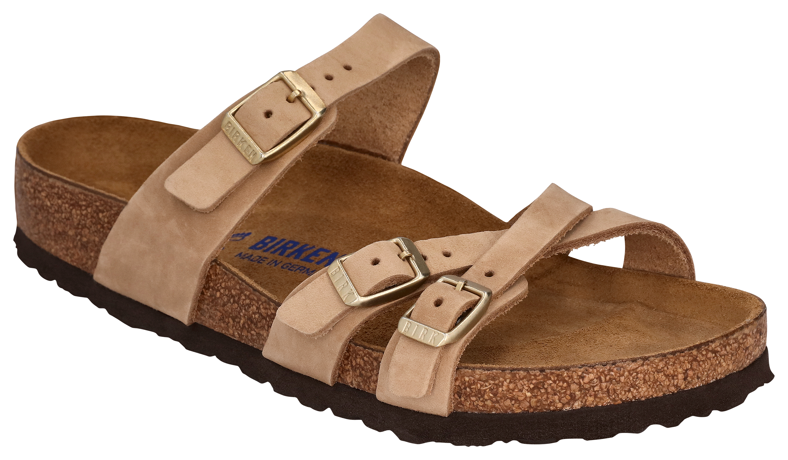 Birkenstock Franca Soft Nubuck-Leather Sandals for Ladies | Bass Shops