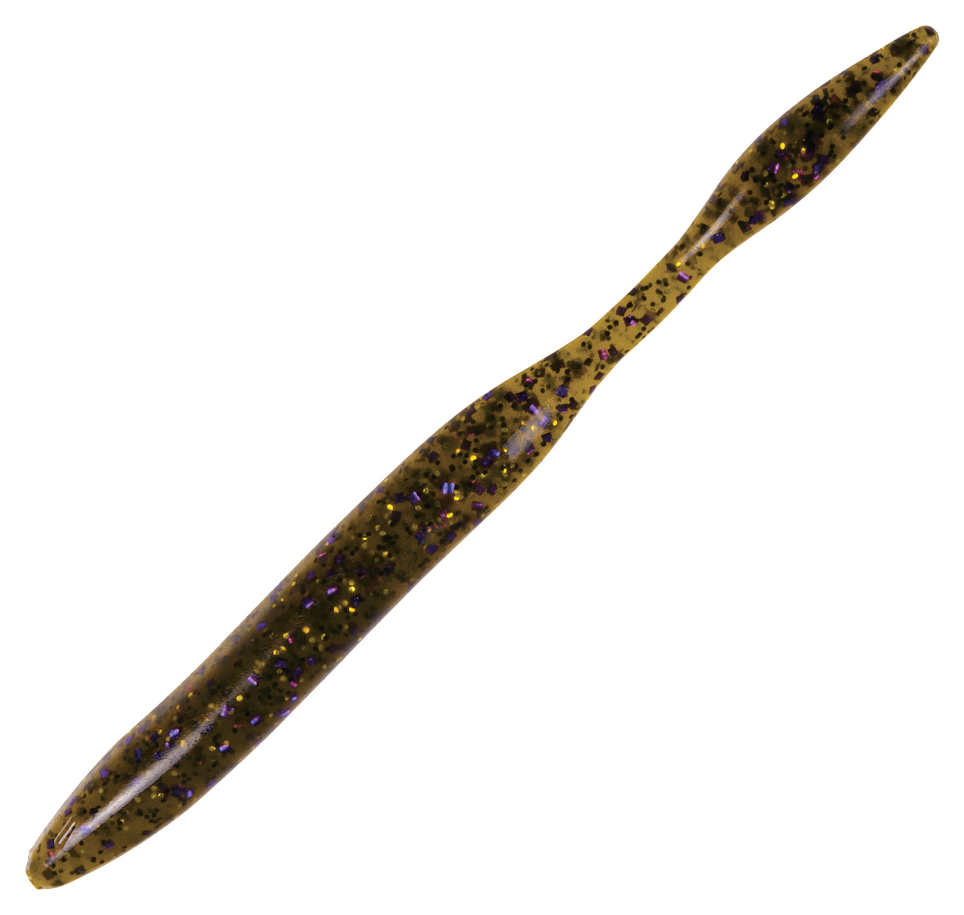 Strike King KVD Perfect Plastics Dream Shot Softbait - 4 - Green Pumpkin/
