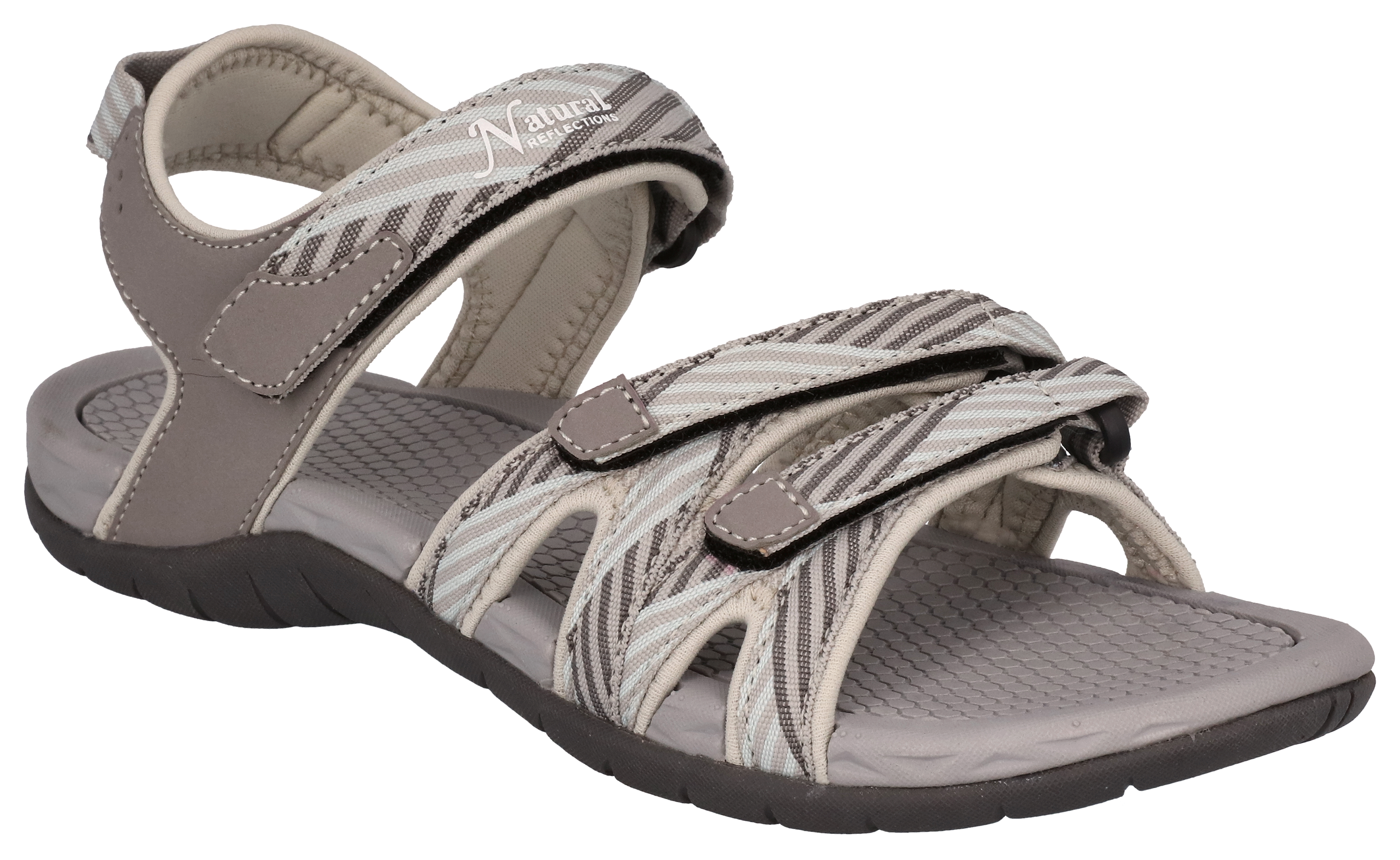Image of Natural Reflections Cape May Sport Sandals - Grey