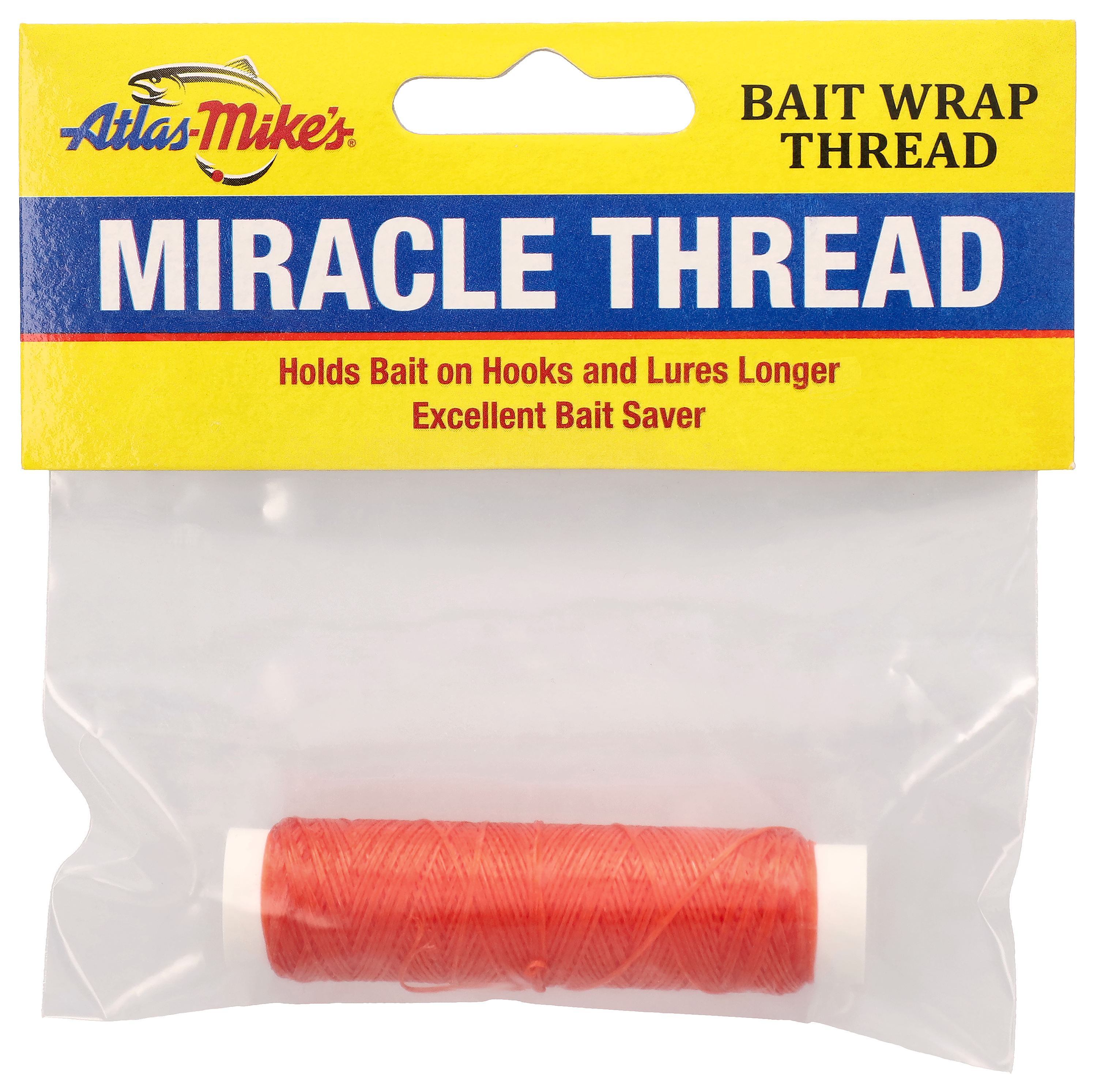 Atlas Mikes Miracle Bait Wrap Thread Orange
