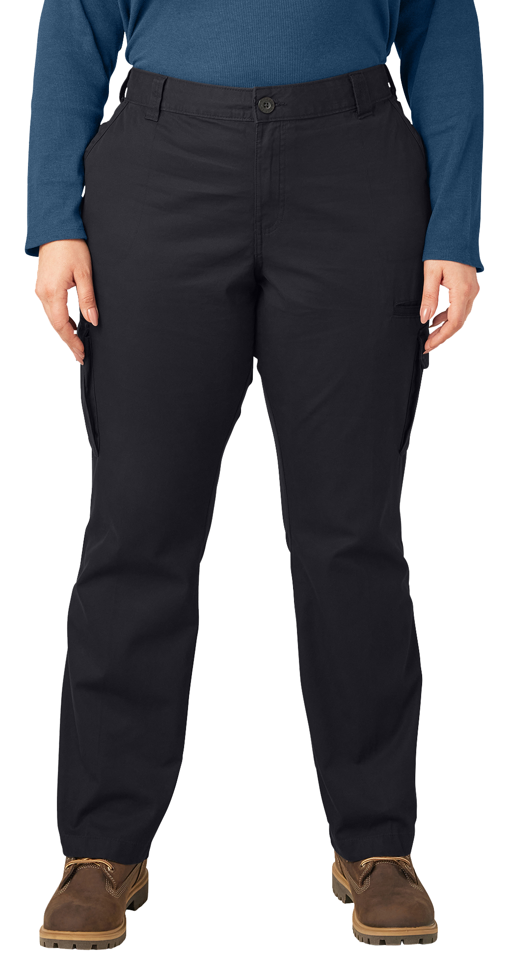 Natural Reflections Stretch Twill Comfort Waist Cargo Pants for