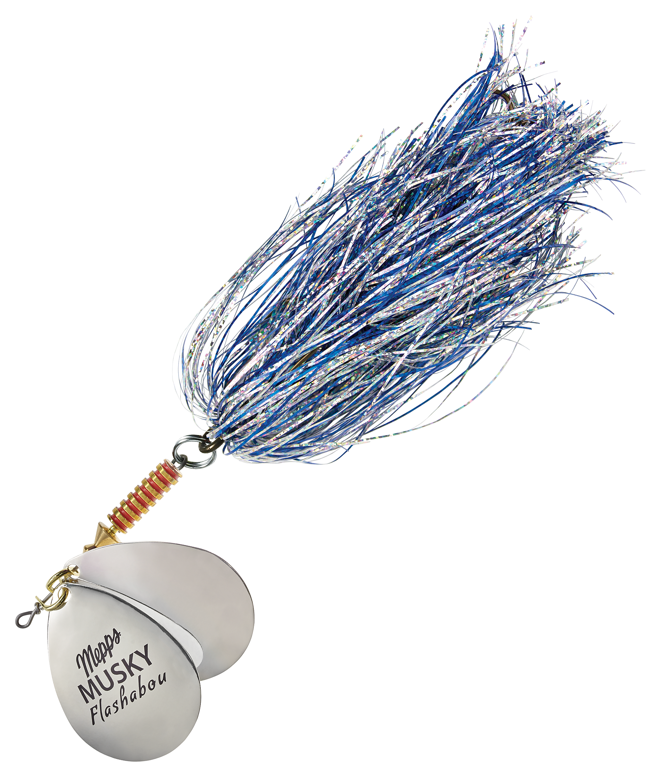 Image of Mepps Double-Blade Musky Flashabou Spinner - Cisco