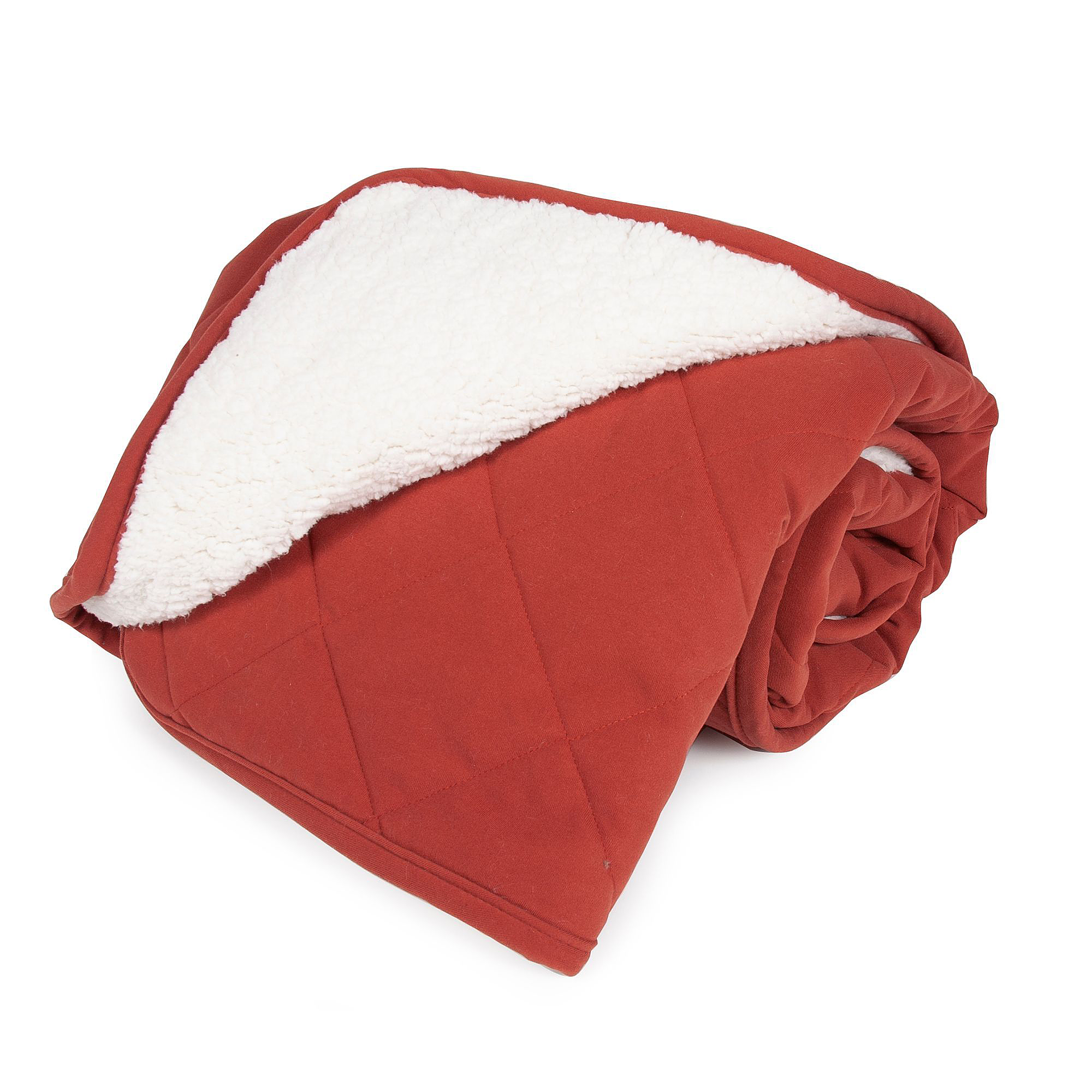 Cabela's Diamond Quilted Reversible Pet Throw - Red - Cabela's