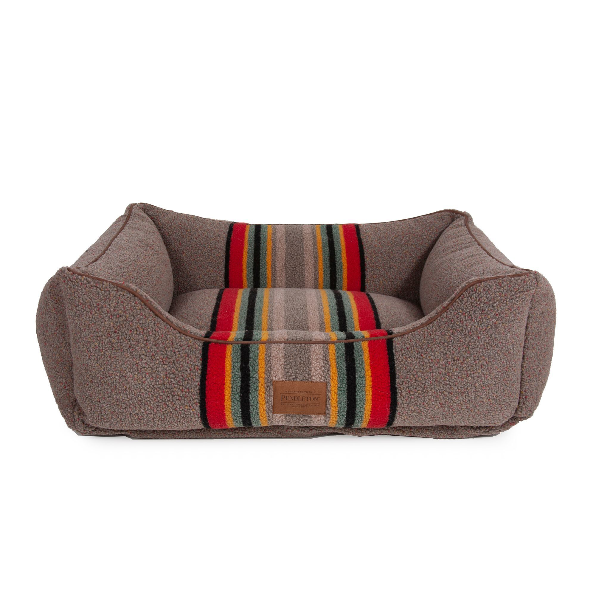 Pendleton Pet Vintage Camp Kuddler Pet Bed - Mineral Umber - Large - Pendleton