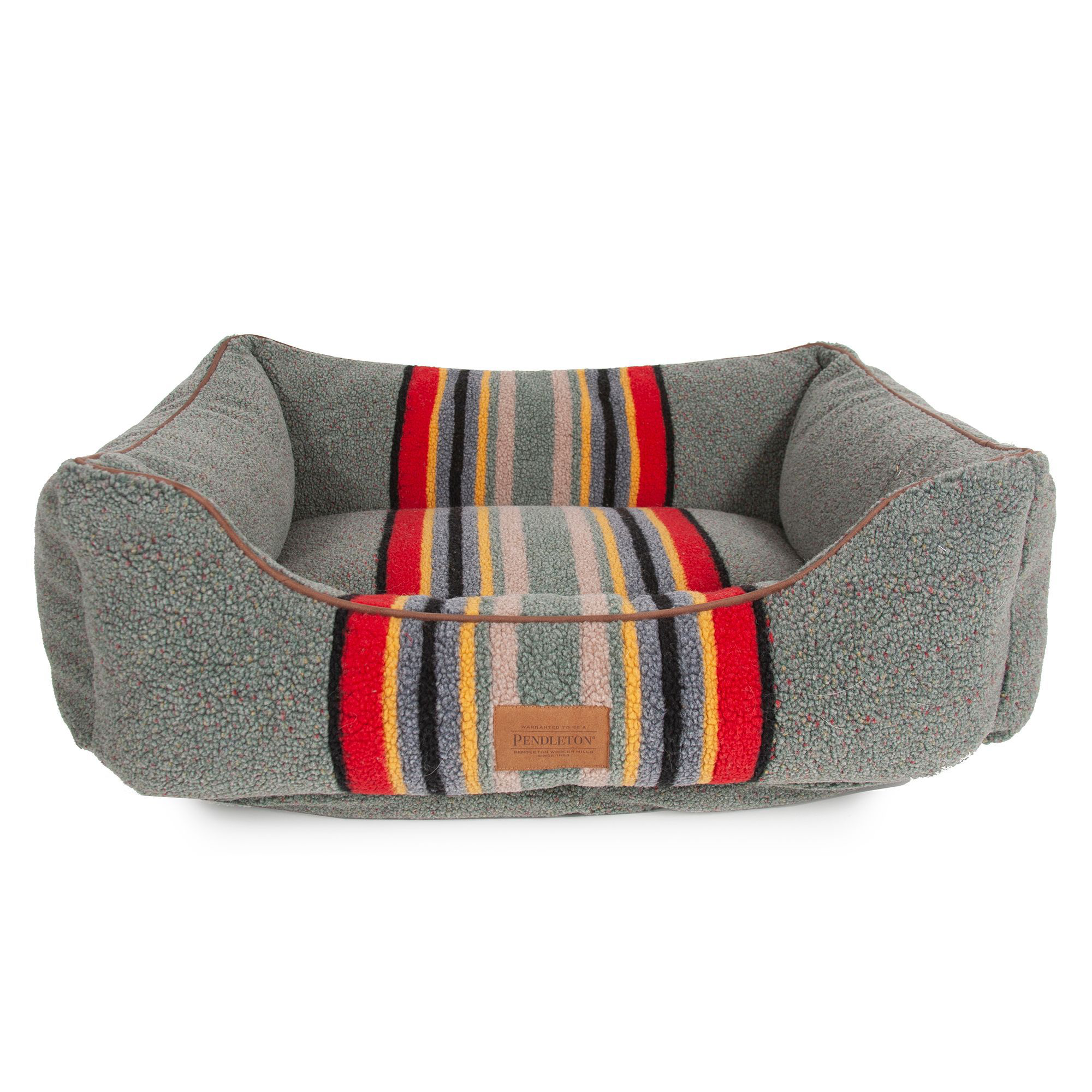 Pendleton Pet Vintage Camp Kuddler Pet Bed - Heather Green - X-Large - Pendleton