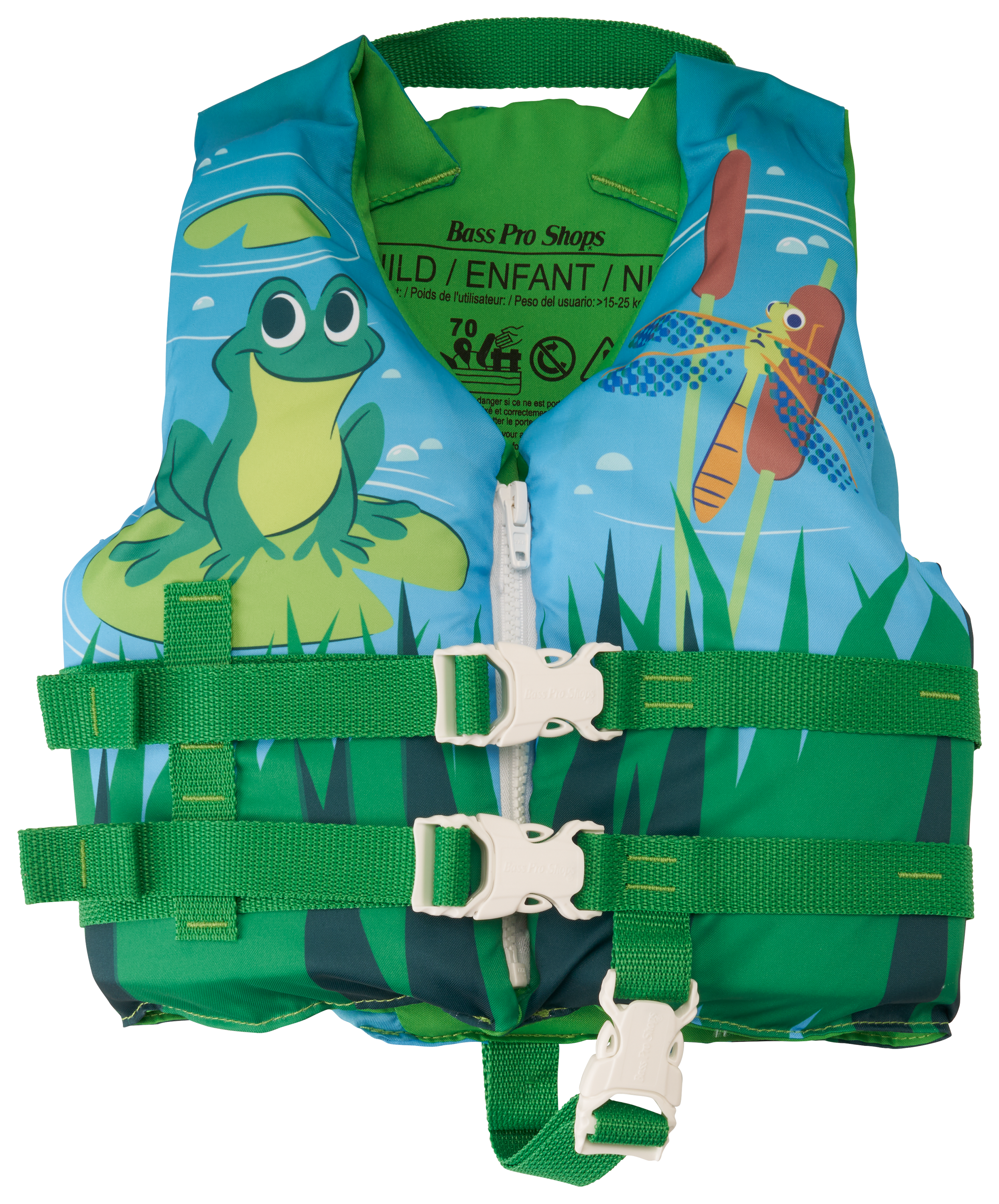 BASS PRO SHOPS Water Buddies Pond Life Jacket for Kids