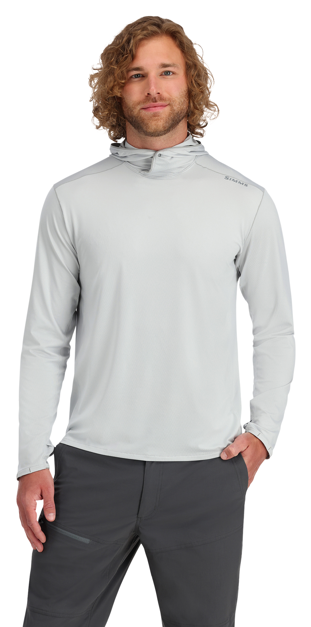 SIMMS SolarFlex Lightweight Long-Sleeve Hoodie for Men