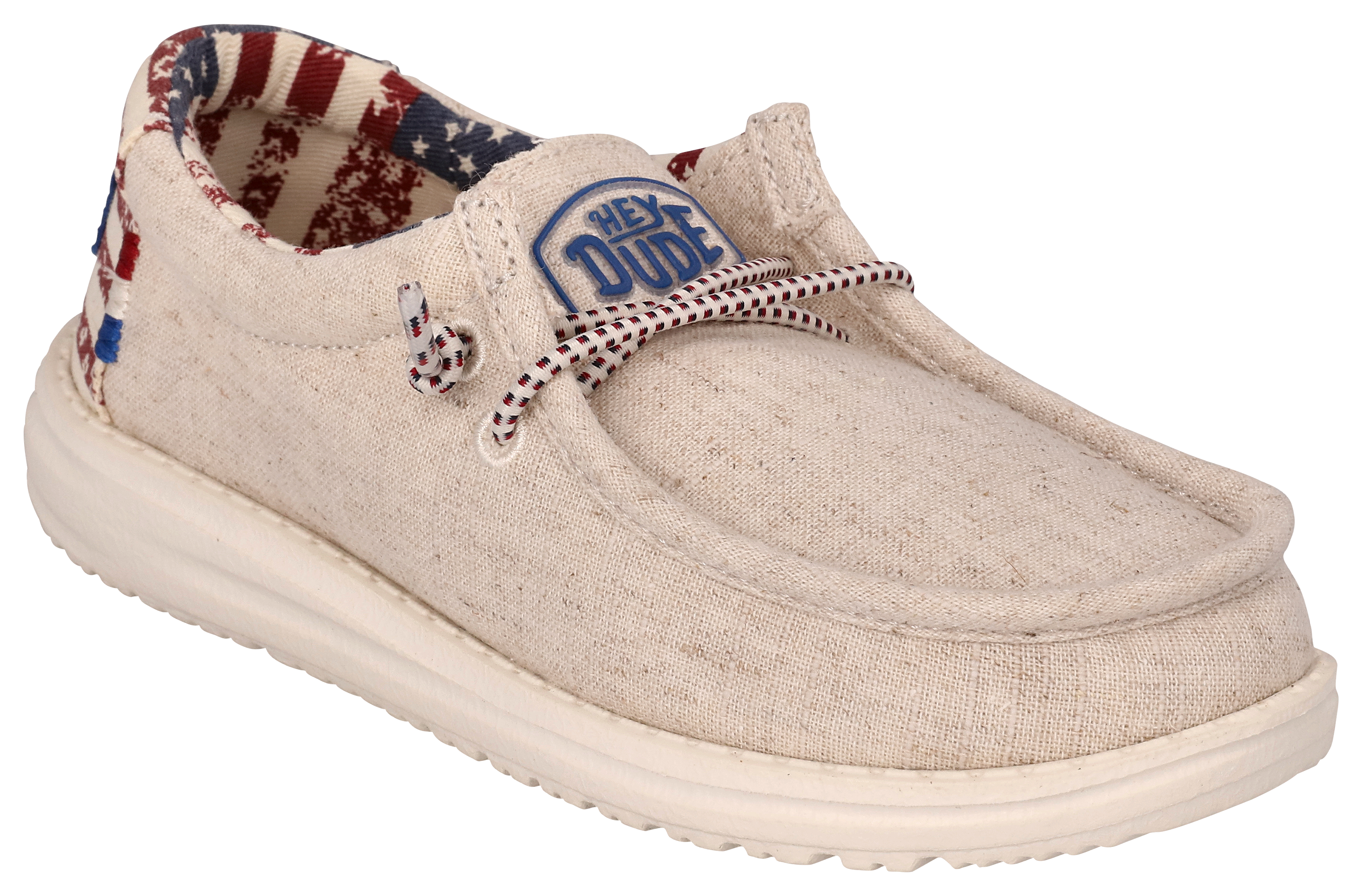 HEYDUDE Wally Patriotic Casual Shoes for Kids