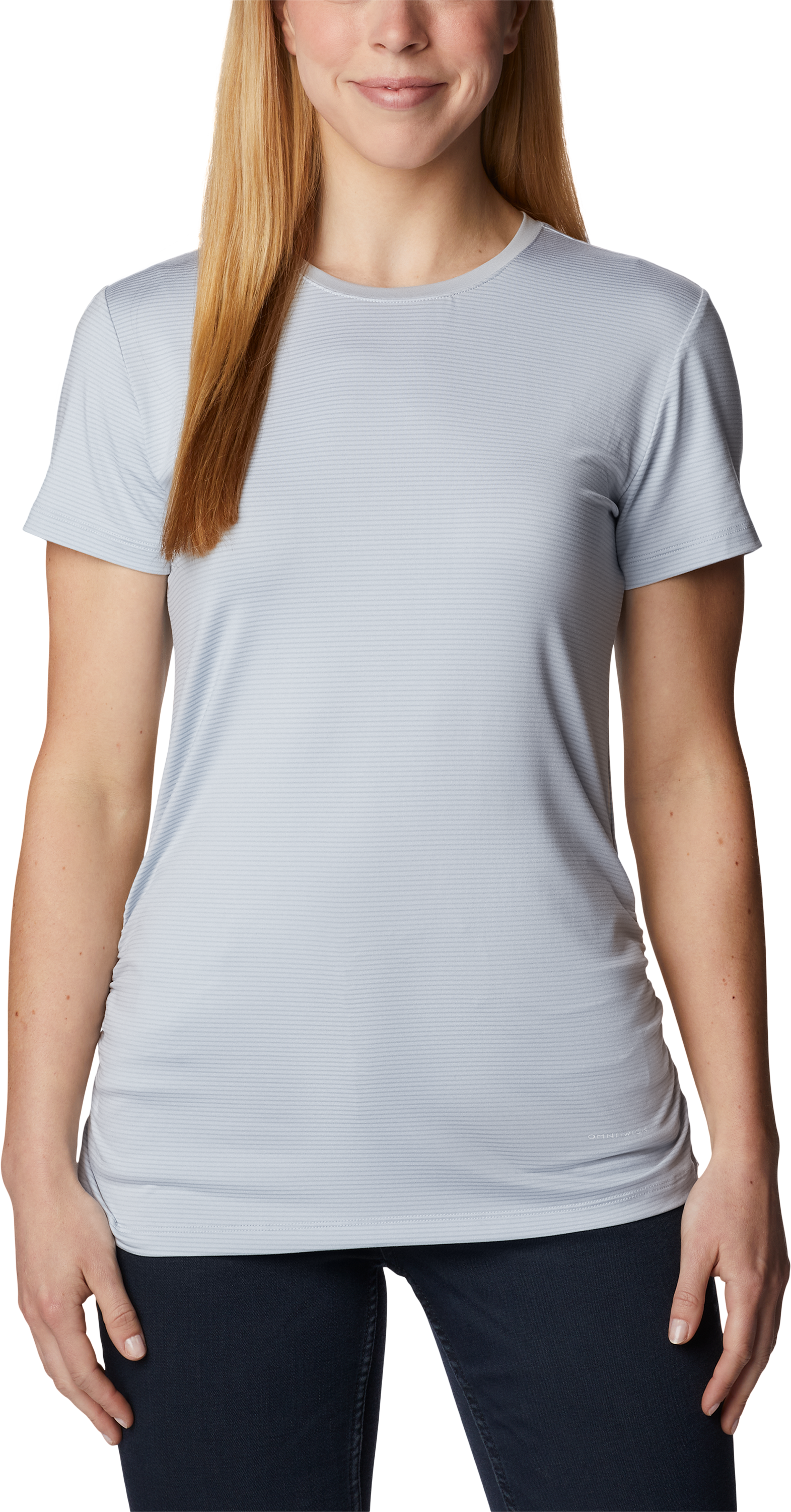 Columbia Leslie Falls Short-Sleeve Shirt for Ladies - Cirrus Grey