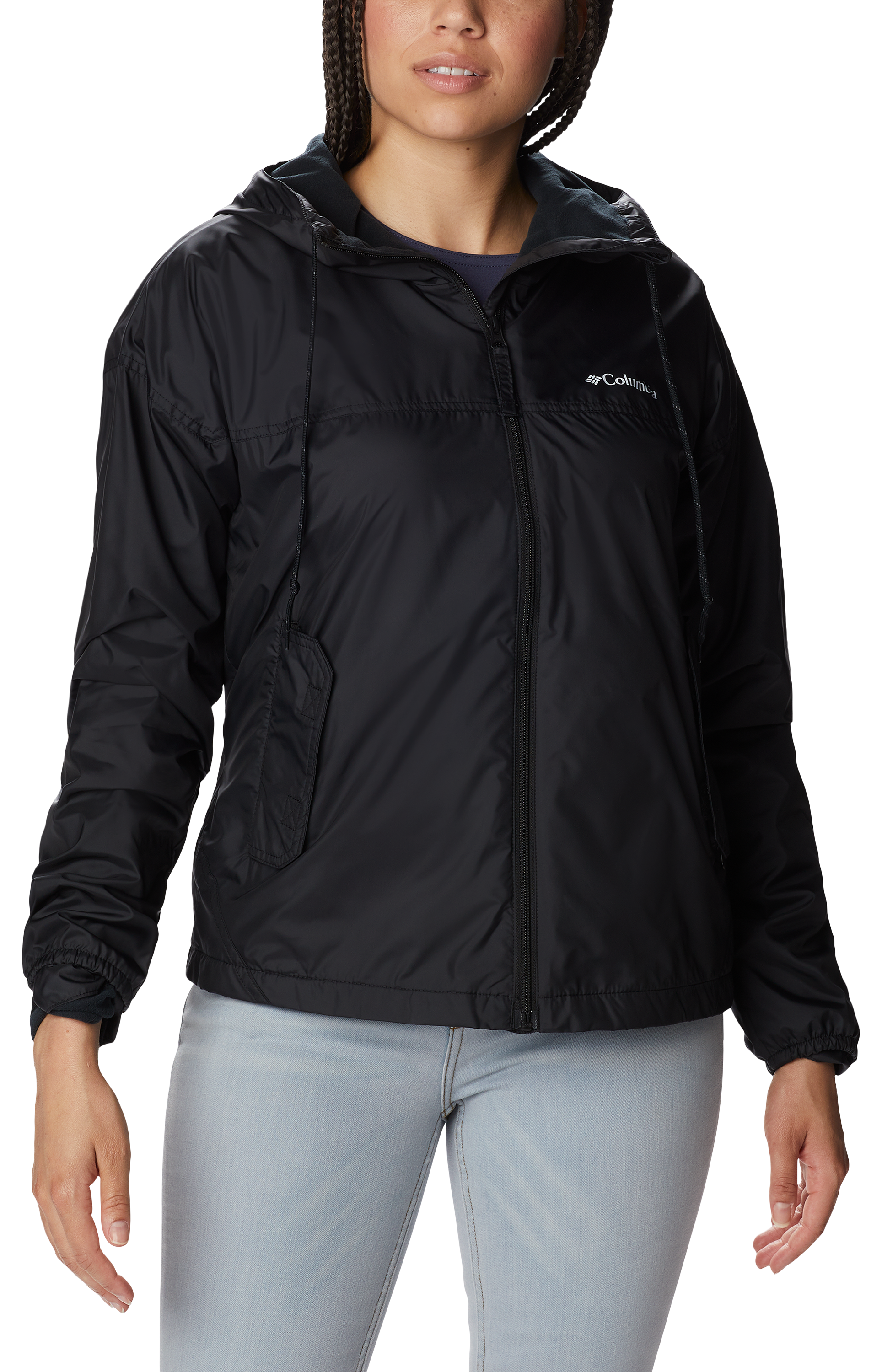 Image of Columbia Flash Challenger Lined Windbreaker for Ladies - Black - L