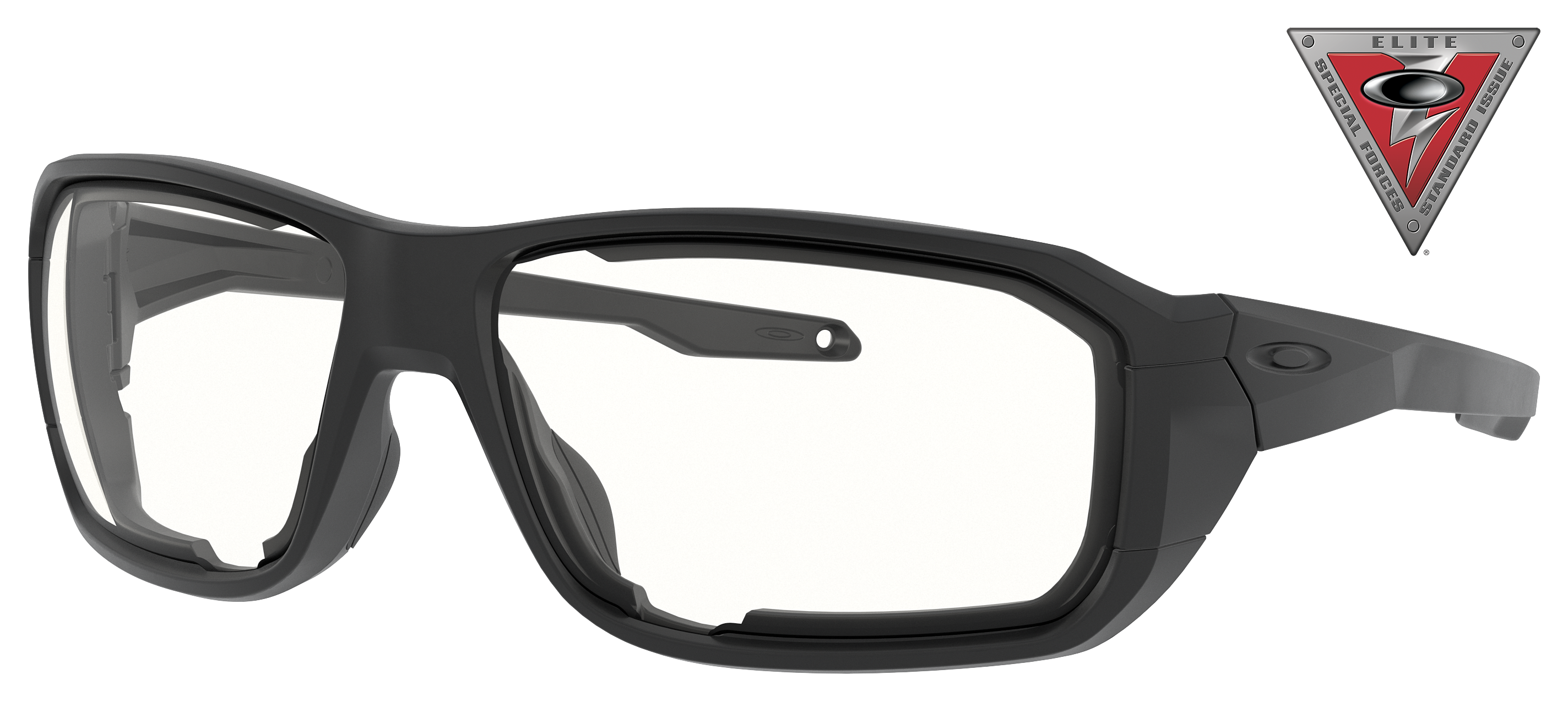 Image of Oakley SI Ballistic HNBL OO9452 Sunglasses - Matte Black PPE/Clear - X-Large