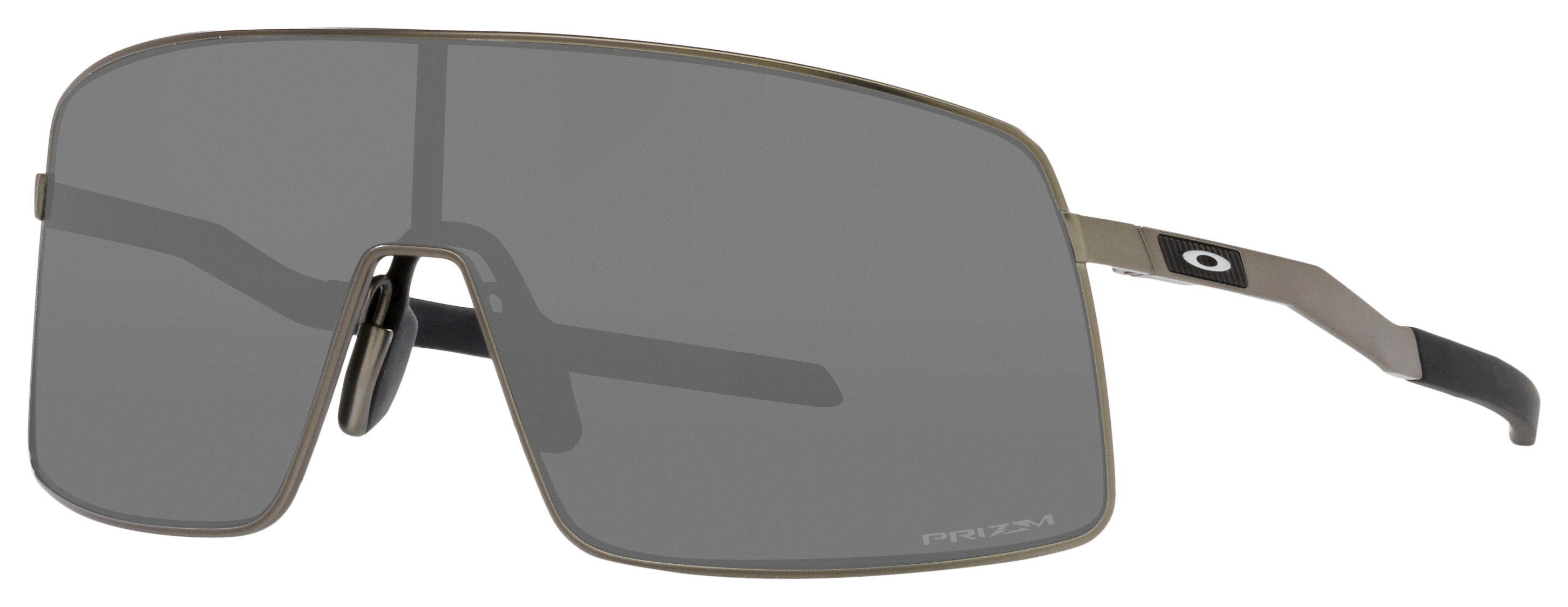 Image of Oakley Sutro TI OO6013 Prizm Grey Sunglasses - Matte Gunmetal/Prizm Black - Medium