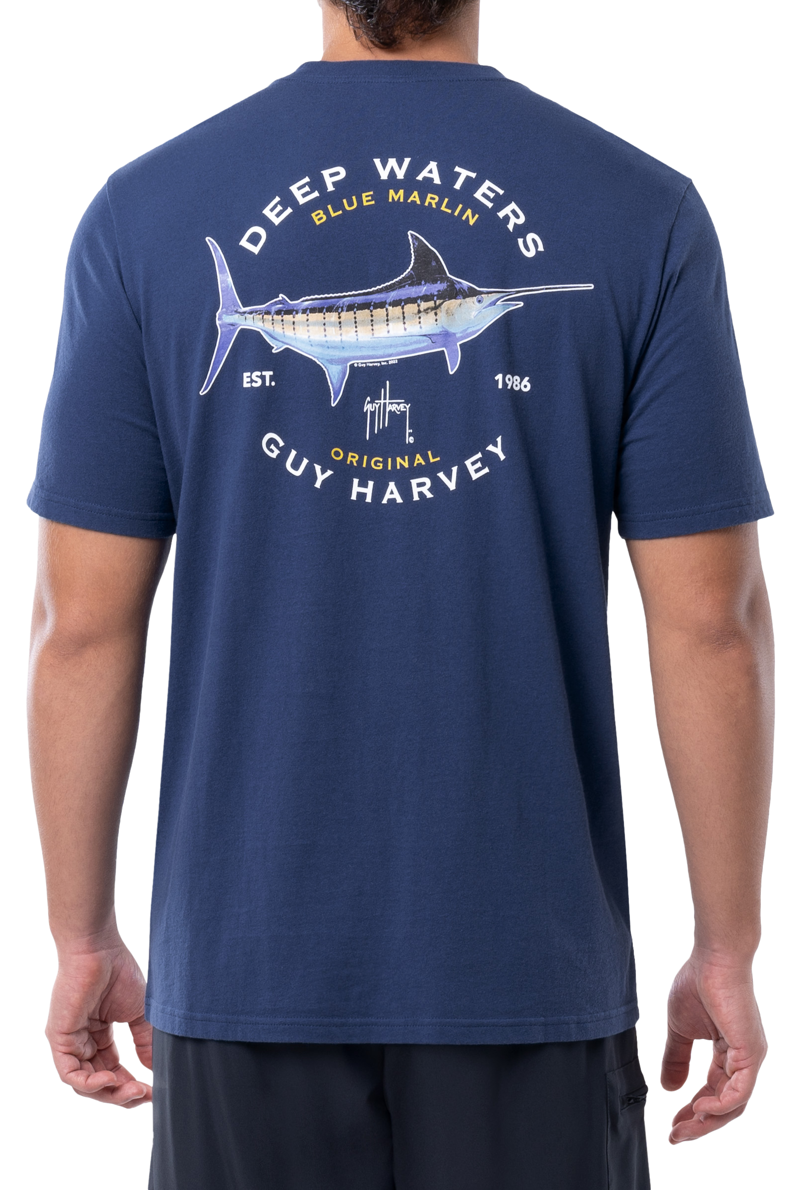Guy Harvey Deep Waters Short-Sleeve T-Shirt for Men