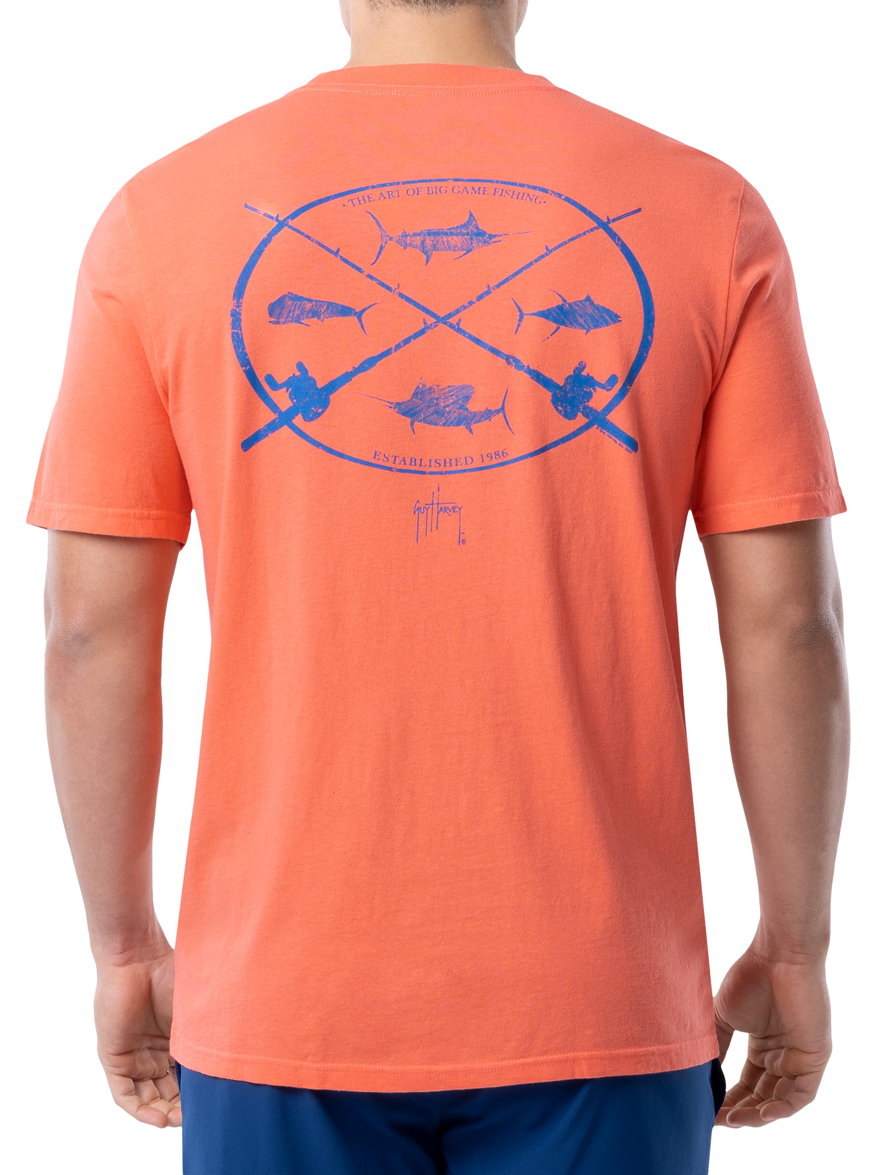 Guy Harvey Big Game Fishing Short-Sleeve T-Shirt for Men
