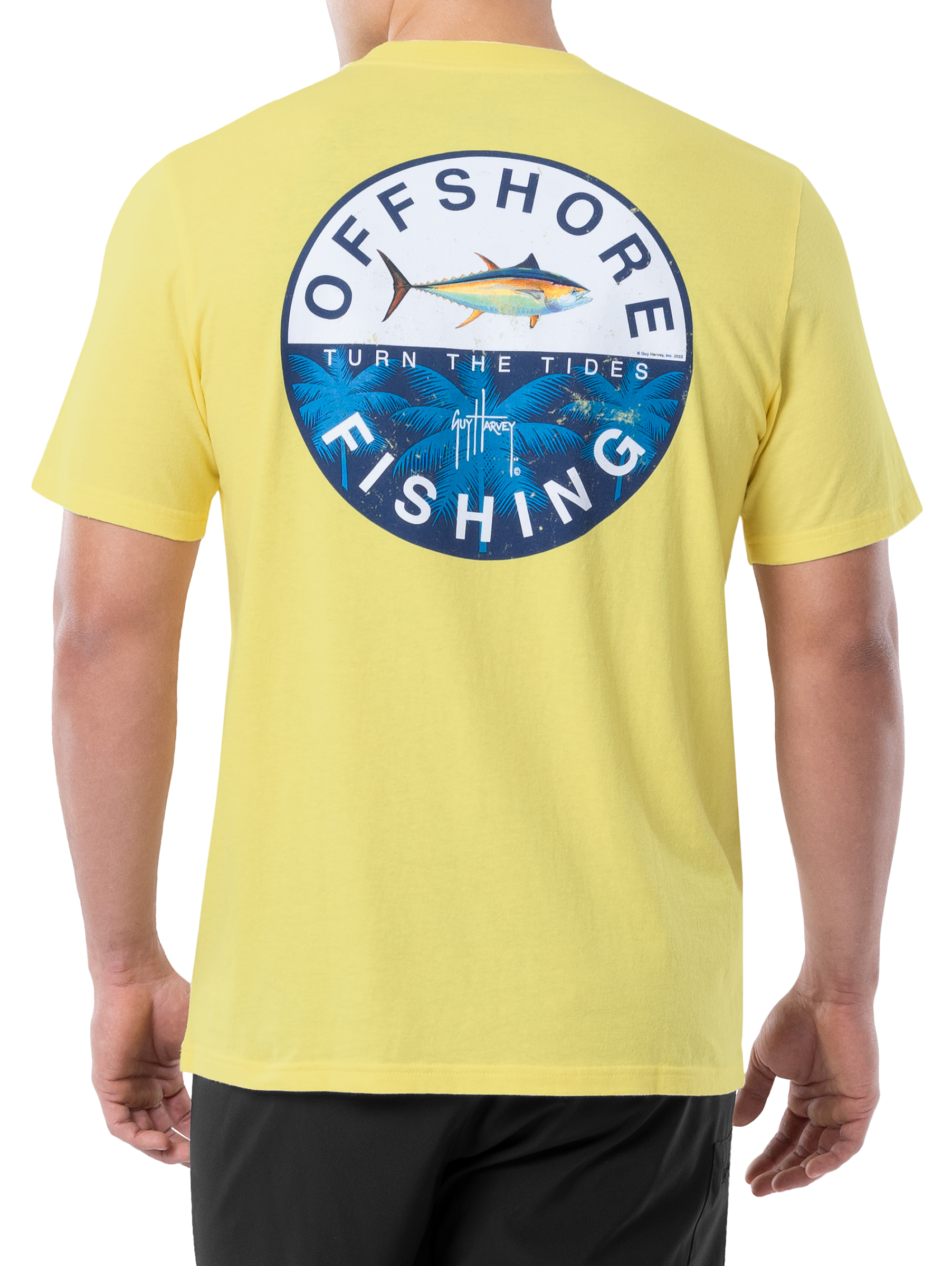 Guy Harvey Offshore Fishing Short-Sleeve T-Shirt for Men