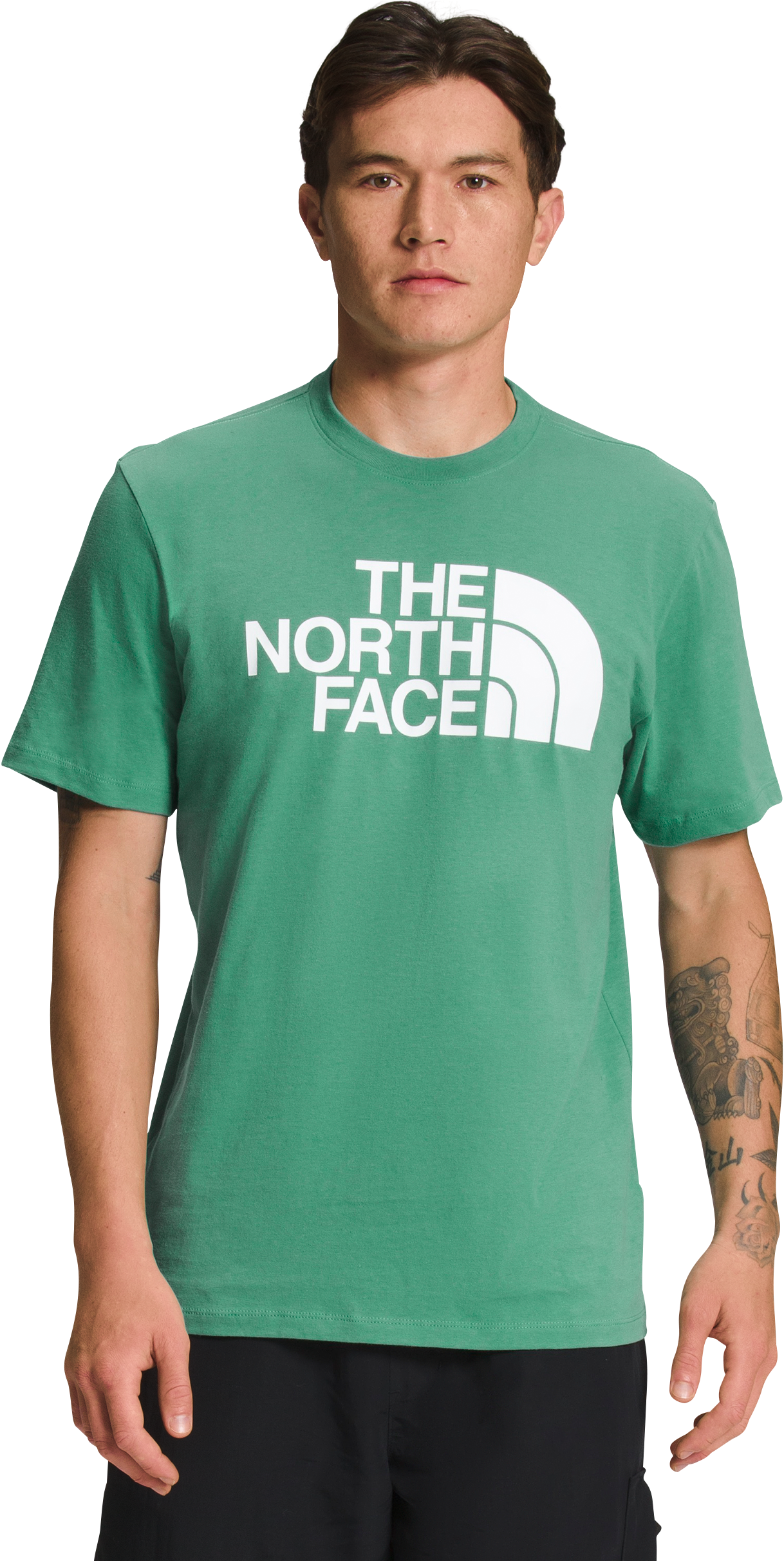 The North Face Half Dome Short-Sleeve T-Shirt for Men - Deep Grass Green - S