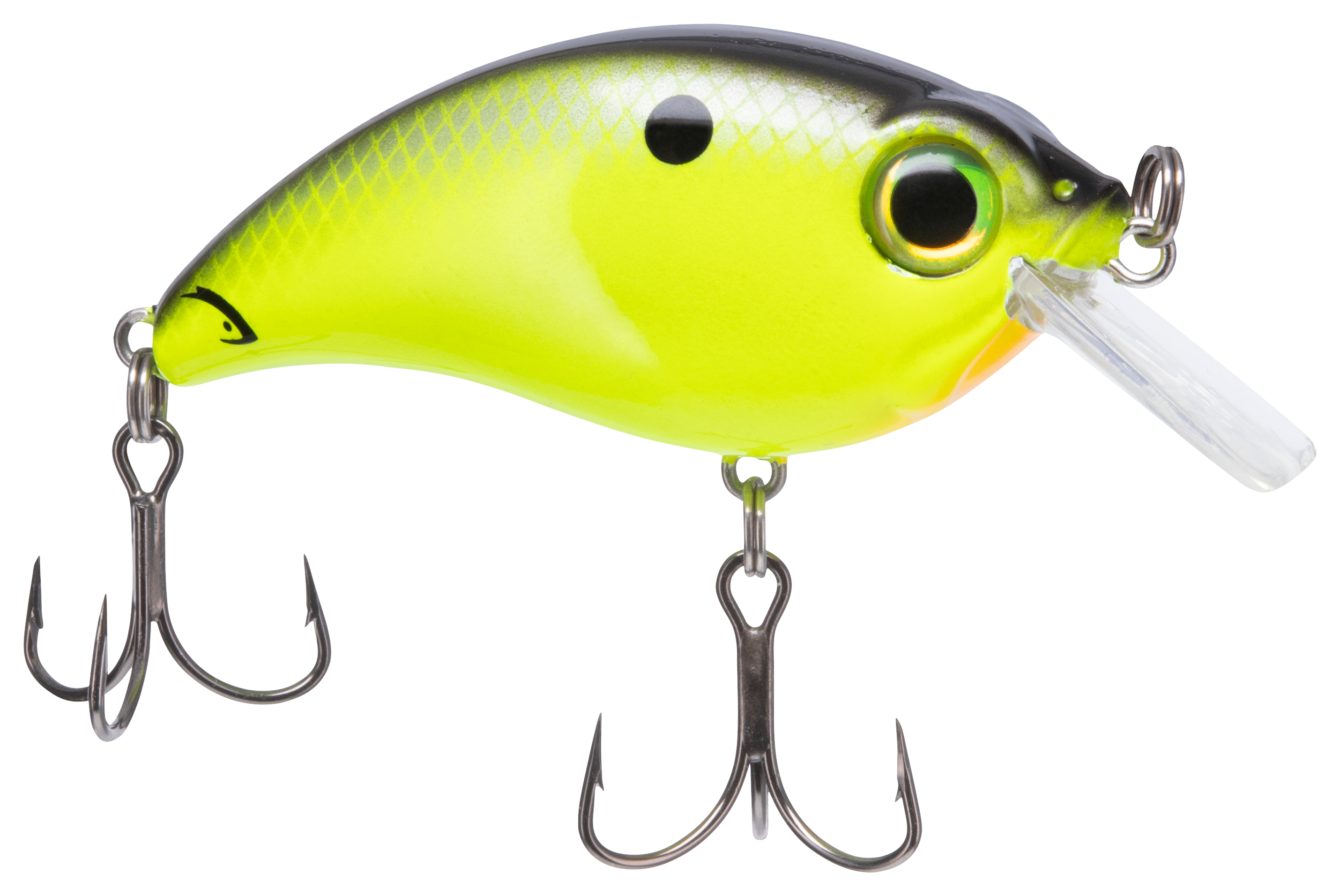 Image of "Bill Lewis ATV Squarebill Crankbait - Chartreuse Shiner - 2"""