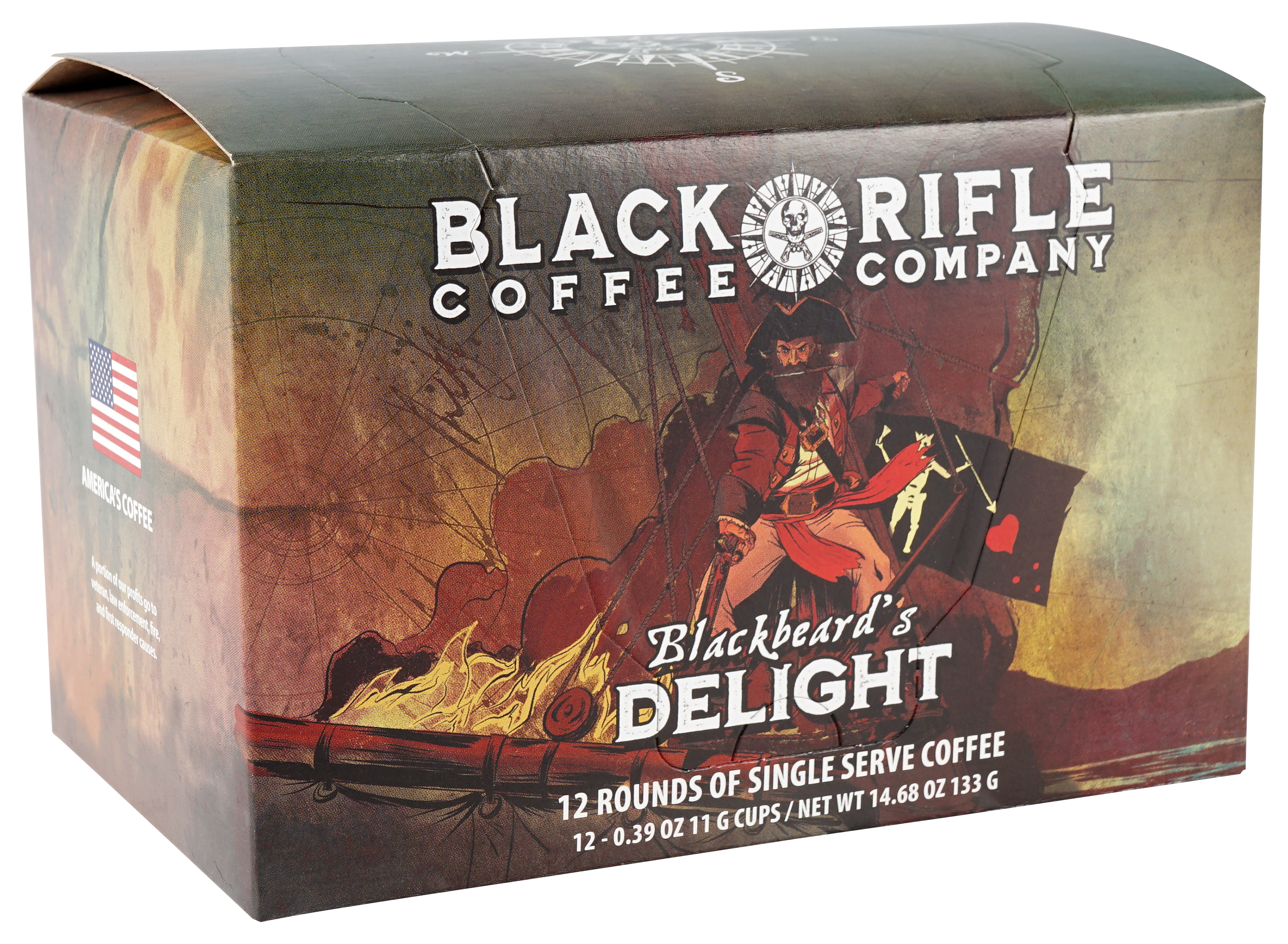 Black Rifle Coffee Company Blackbeard's Delight Roast Coffee Rounds