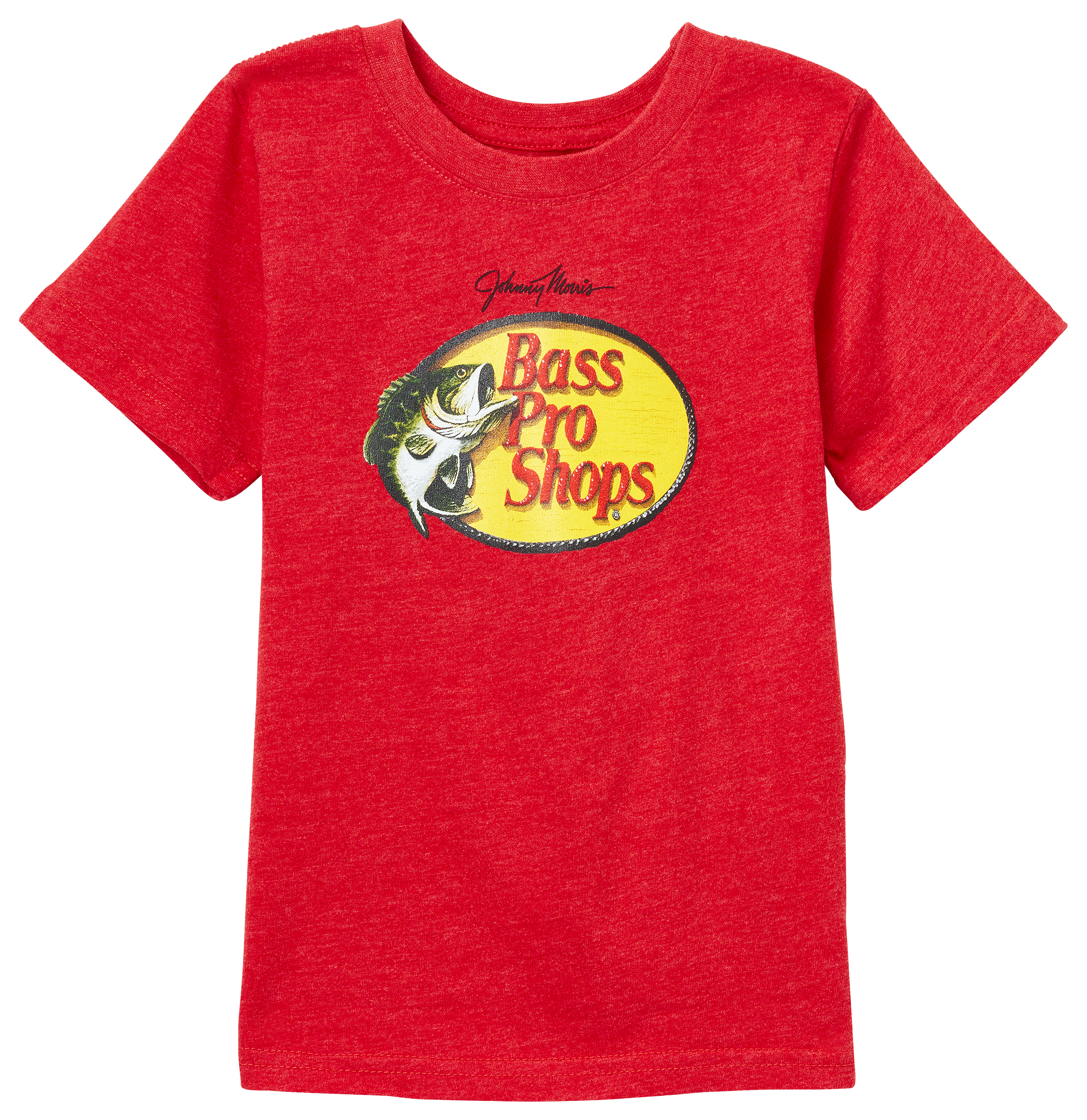 Bass Pro Shops Woodcut Short-Sleeve T-Shirt for Kids - Red - S