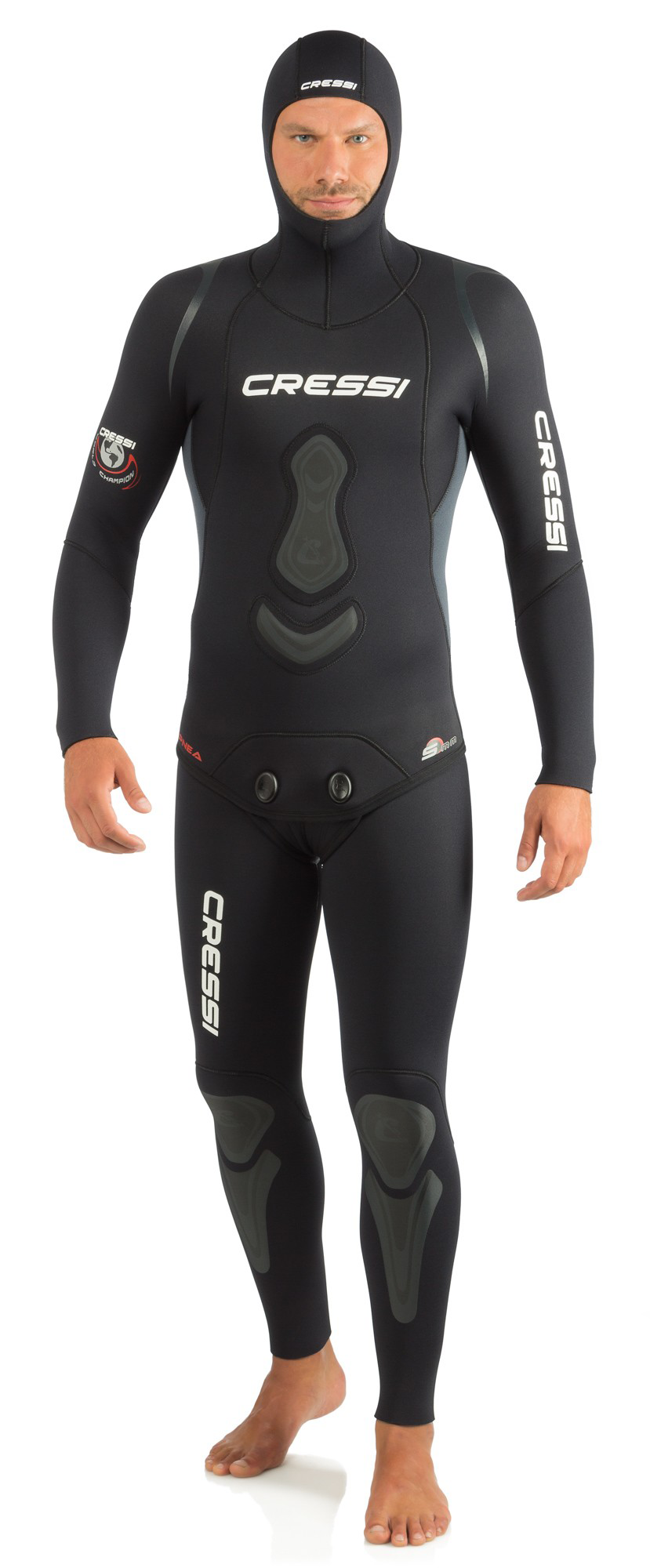 Cressi Apnea 3.5mm 2-Piece Freediving Spearfishing Wetsuit - Black - XL - Cressi