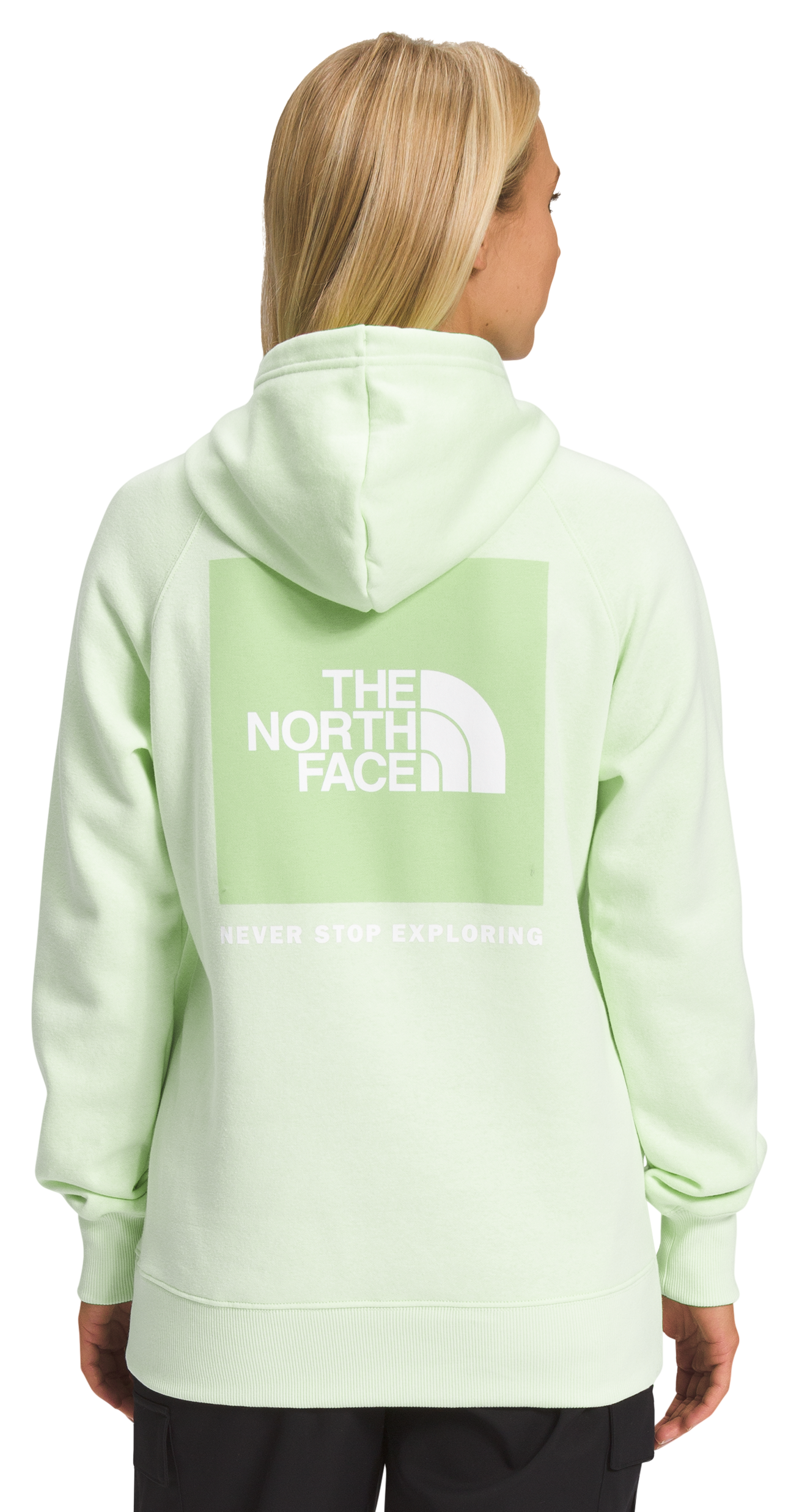 The North Face Box NSE Long-Sleeve Hoodie for Ladies - Lime Cream/Lime Cream - XL