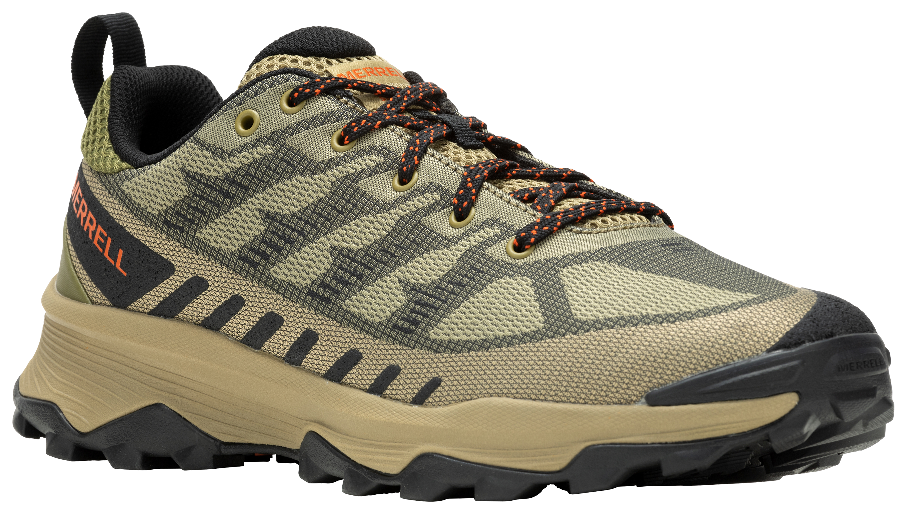 Image of Merrell Speed Eco Hiking Shoes for Men - Herb/Coyote - 10.5M