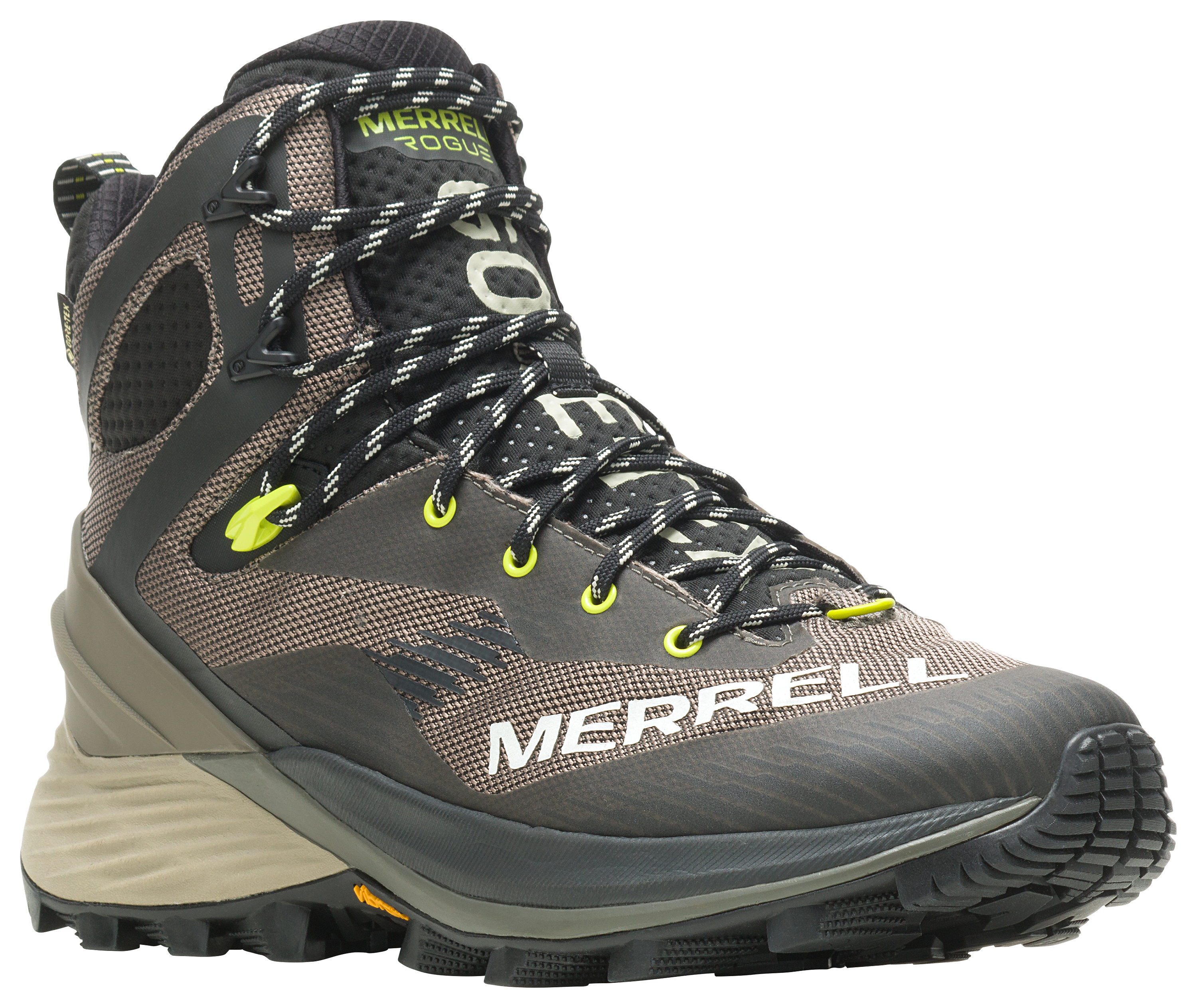 Merrell Rogue Mid GTX Waterproof Hiking Boots for Men - Boulder - 8.5M