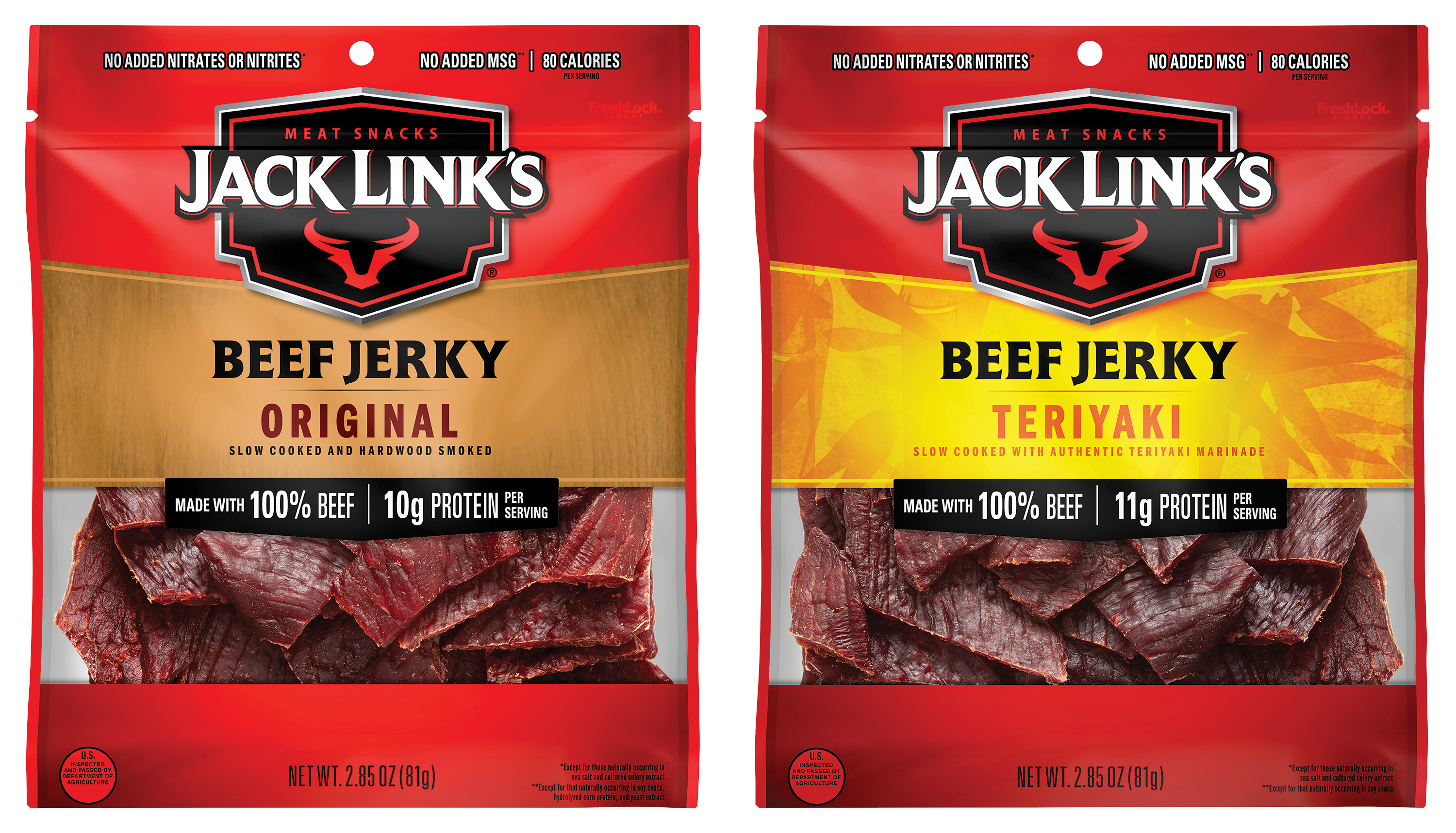 Jack Link's Original and Teriyaki Beef Jerky 2-Pack Combo - 2.85 oz