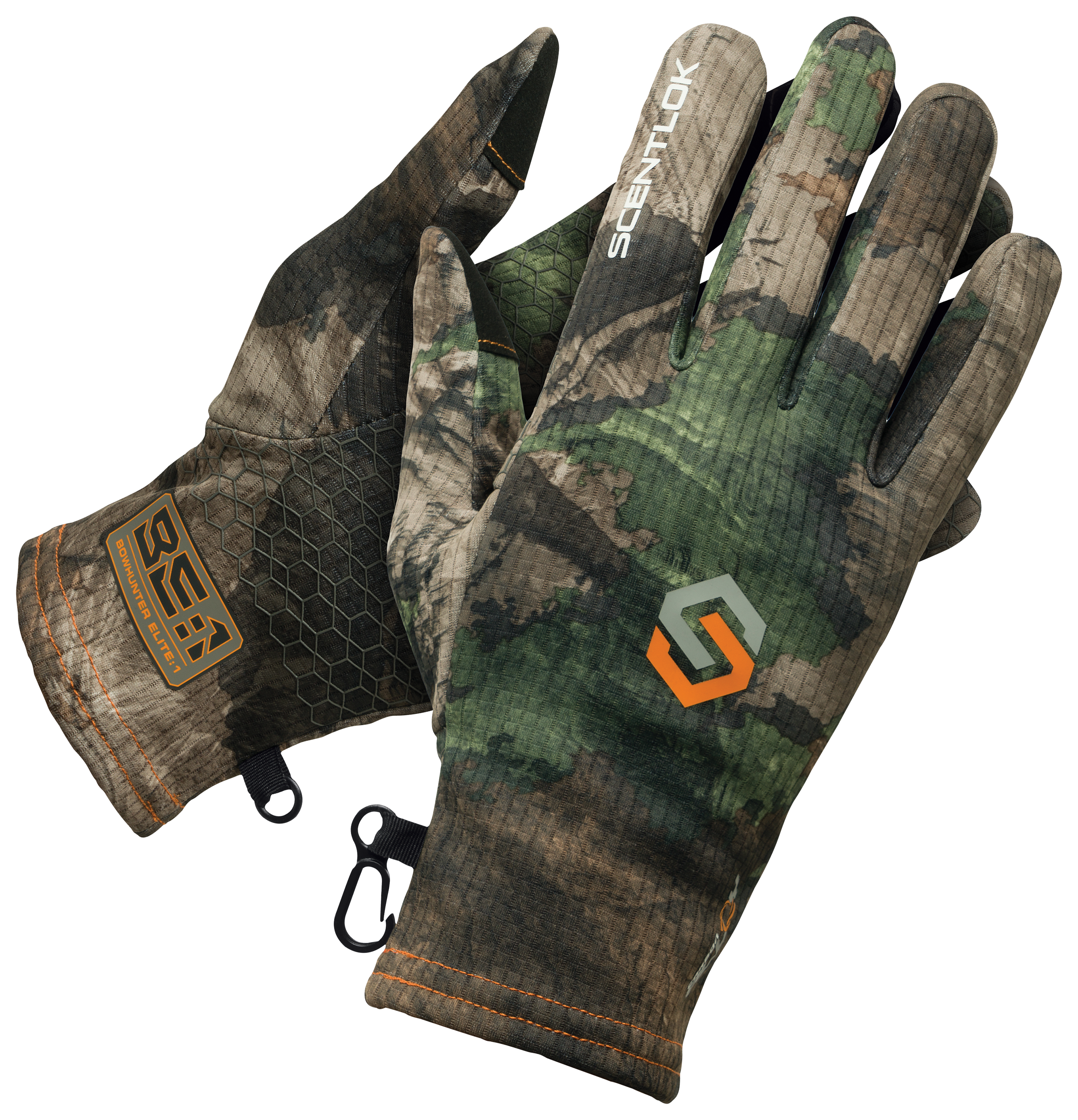 ScentLok BE:1 Trek Gloves for Men - Mossy Oak Elements Terra Outland - M
