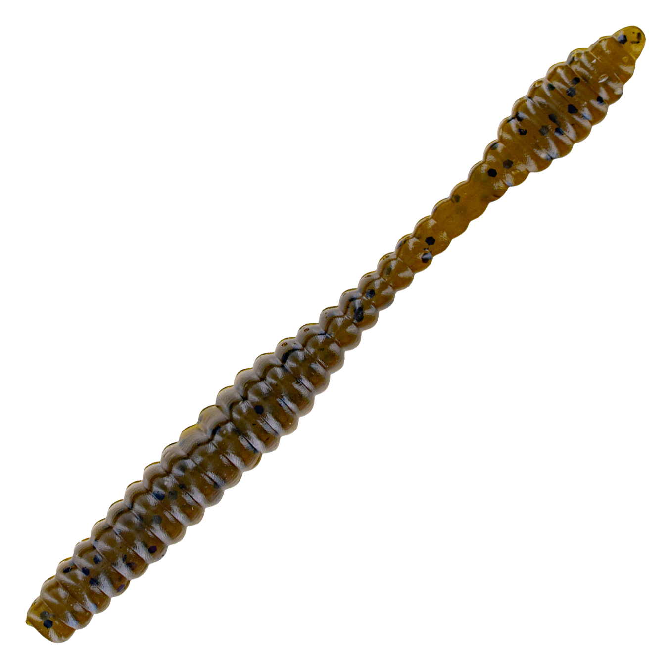 Big Bite Baits Scentsation SoMolly Worm - 3.6" - Green Pumpkin
