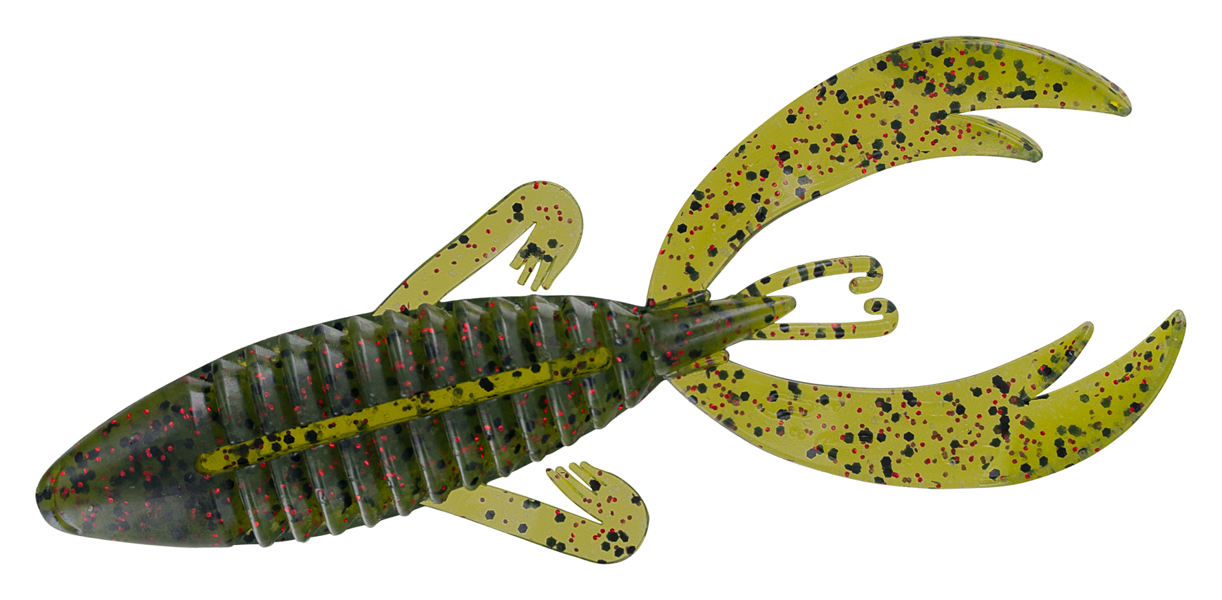 Big Bite Baits 3.5-Inch Rojas Fighting Frog Lures-Pack of 10 (Vegas Sunset)