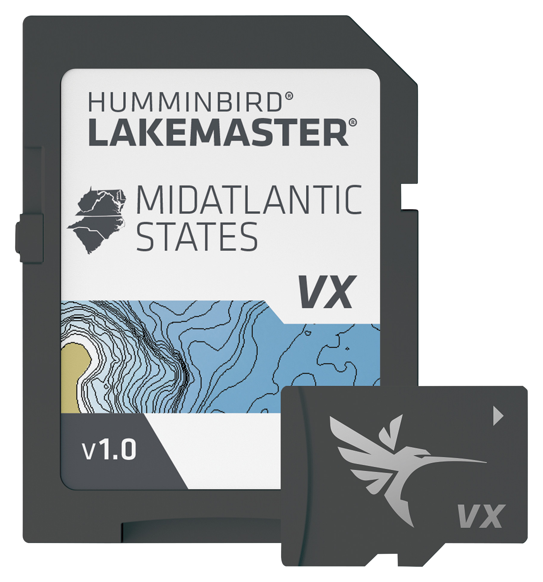 Image of Humminbird LakeMaster VX Digital Map Chart Card - Mid Atlantic States