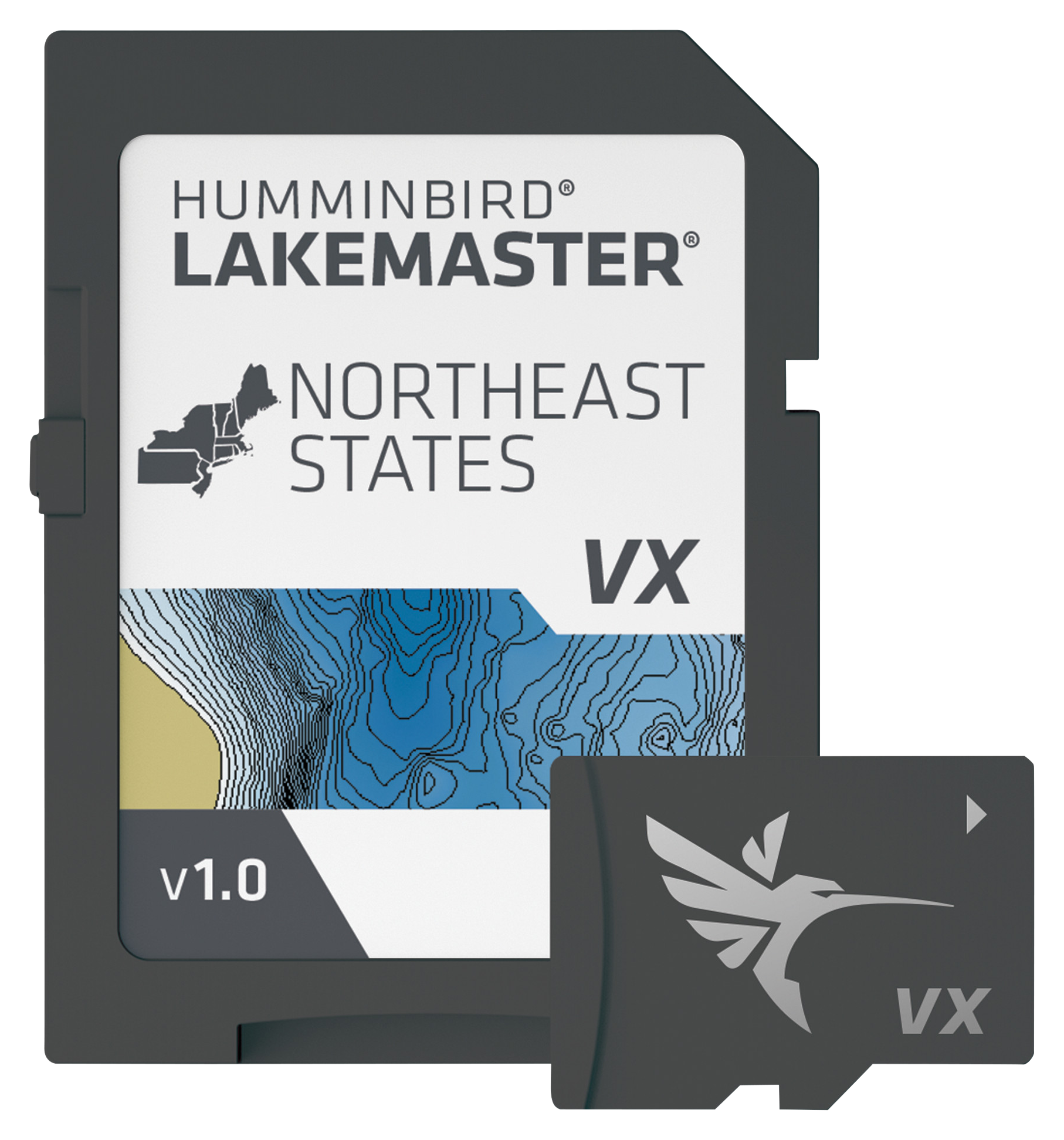 Image of Humminbird LakeMaster VX Digital Map Chart Card - Northeast States