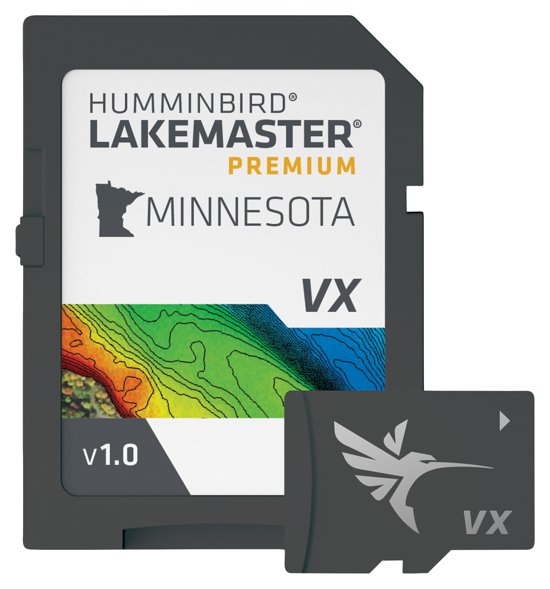 Image of Humminbird LakeMaster Premium VX Digital Map Chart Card - Minnesota