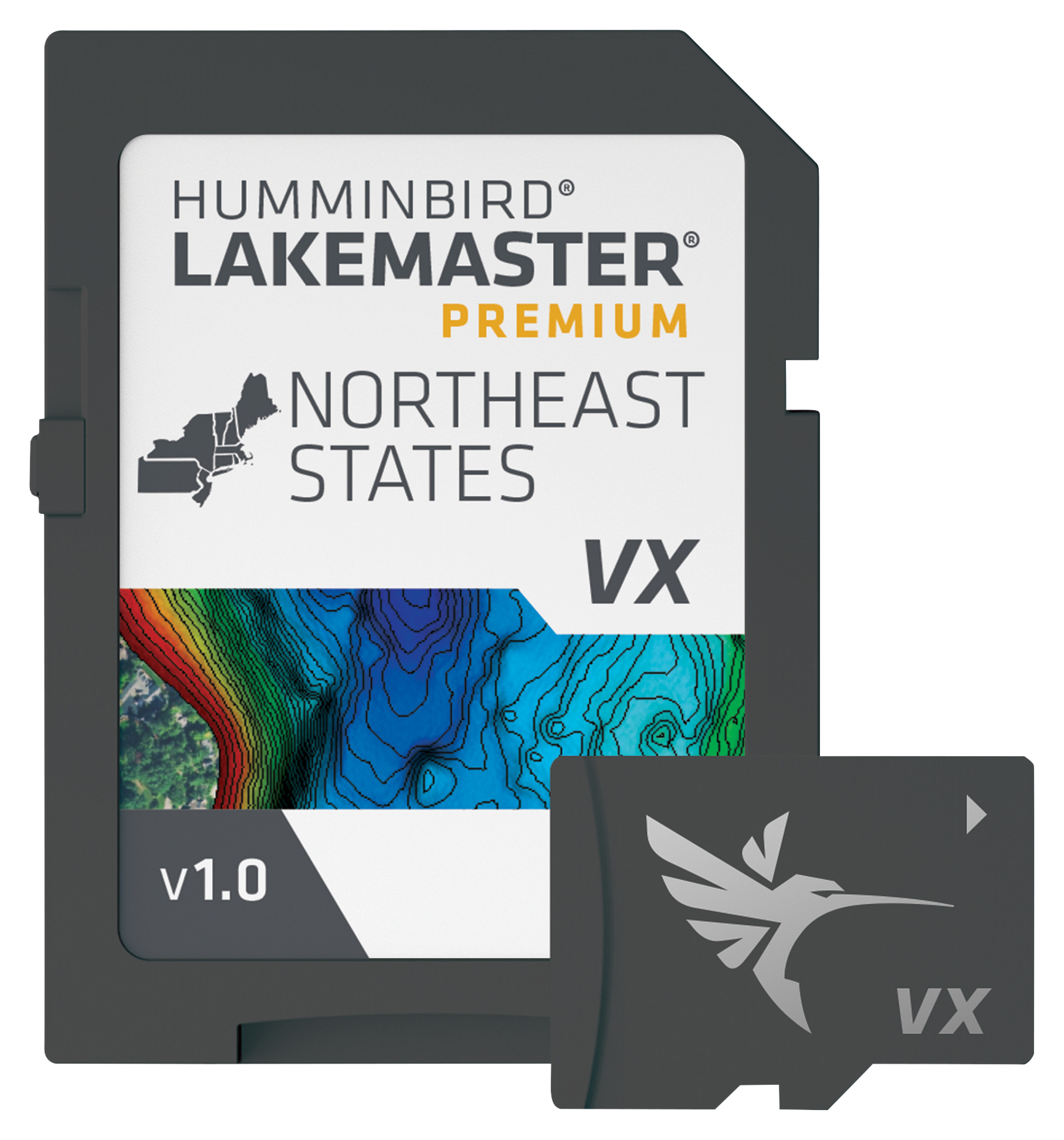 Image of Humminbird LakeMaster Premium VX Digital Map Chart Card - Northeast