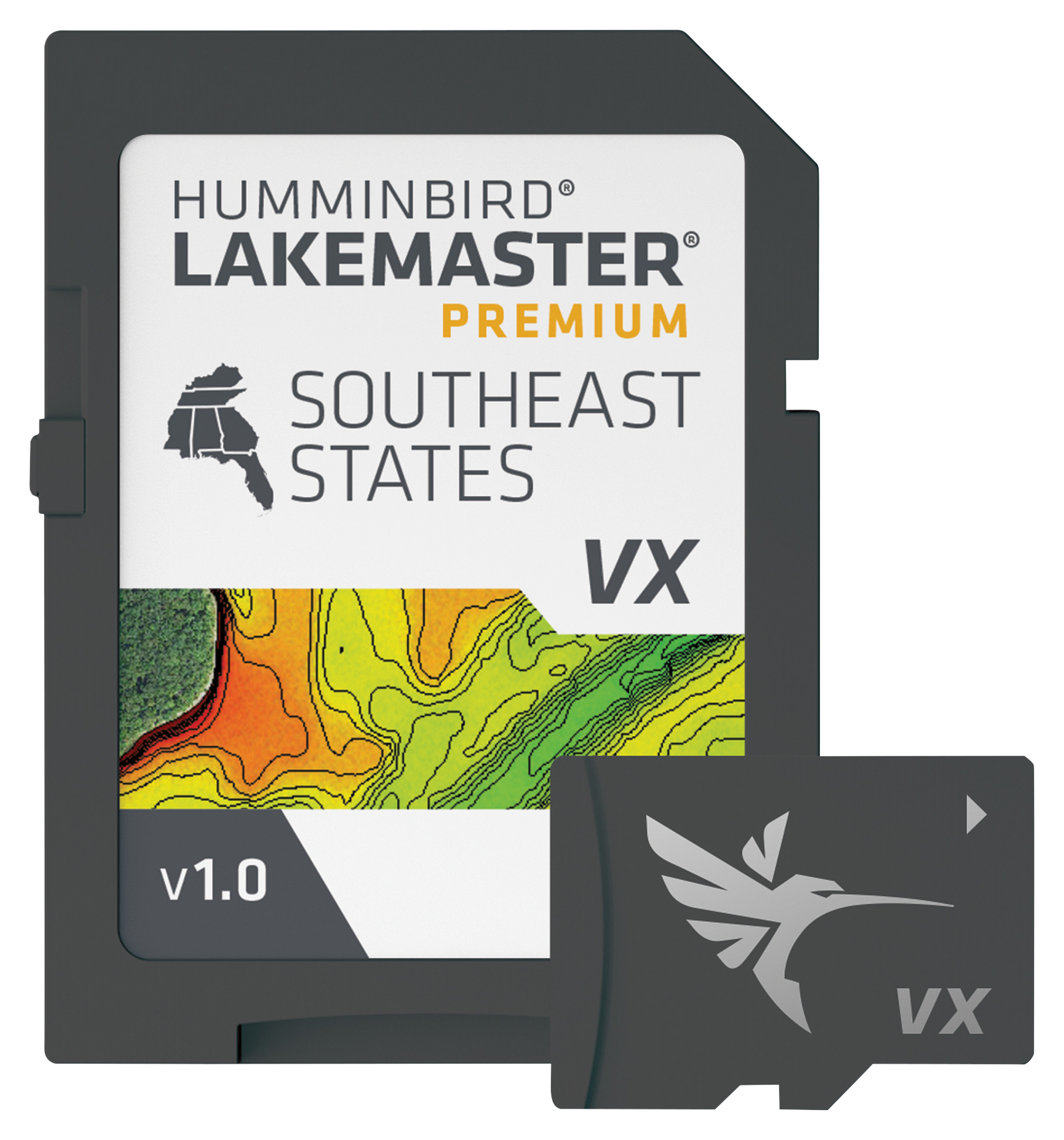 Image of Humminbird LakeMaster Premium VX Digital Map Chart Card - Southeast