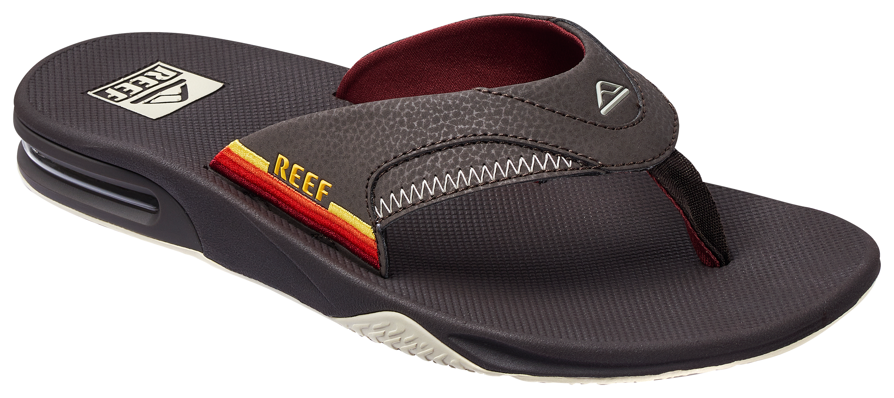 Image of Reef Fanning Sandals for Men - Vintage Brown Sunset