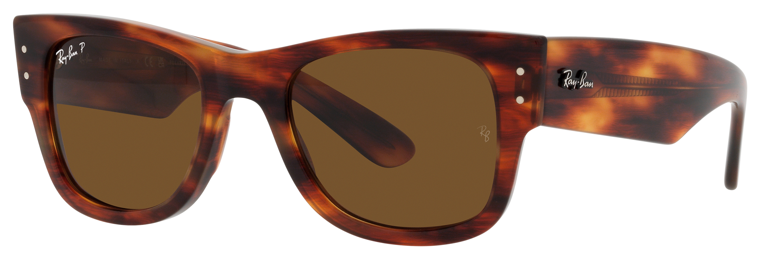 RAY-BAN Mega Wayfarer RB0840S Glass Polarized Sunglasses
